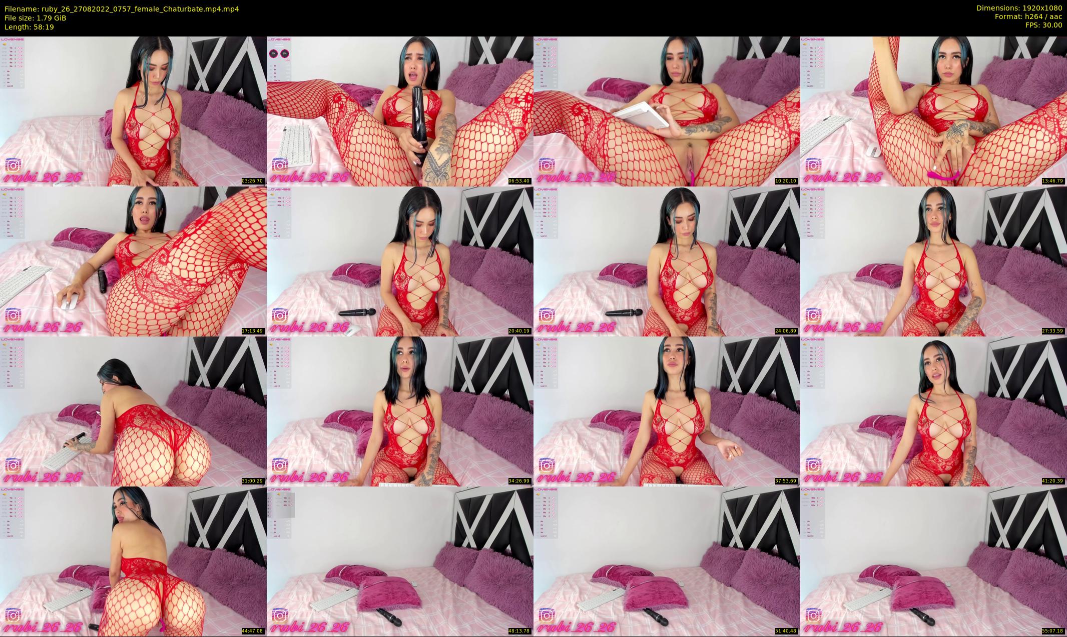 ruby_26 — 59 minute Chaturbate female cam show recording, 1080p, Aug 27, 2022