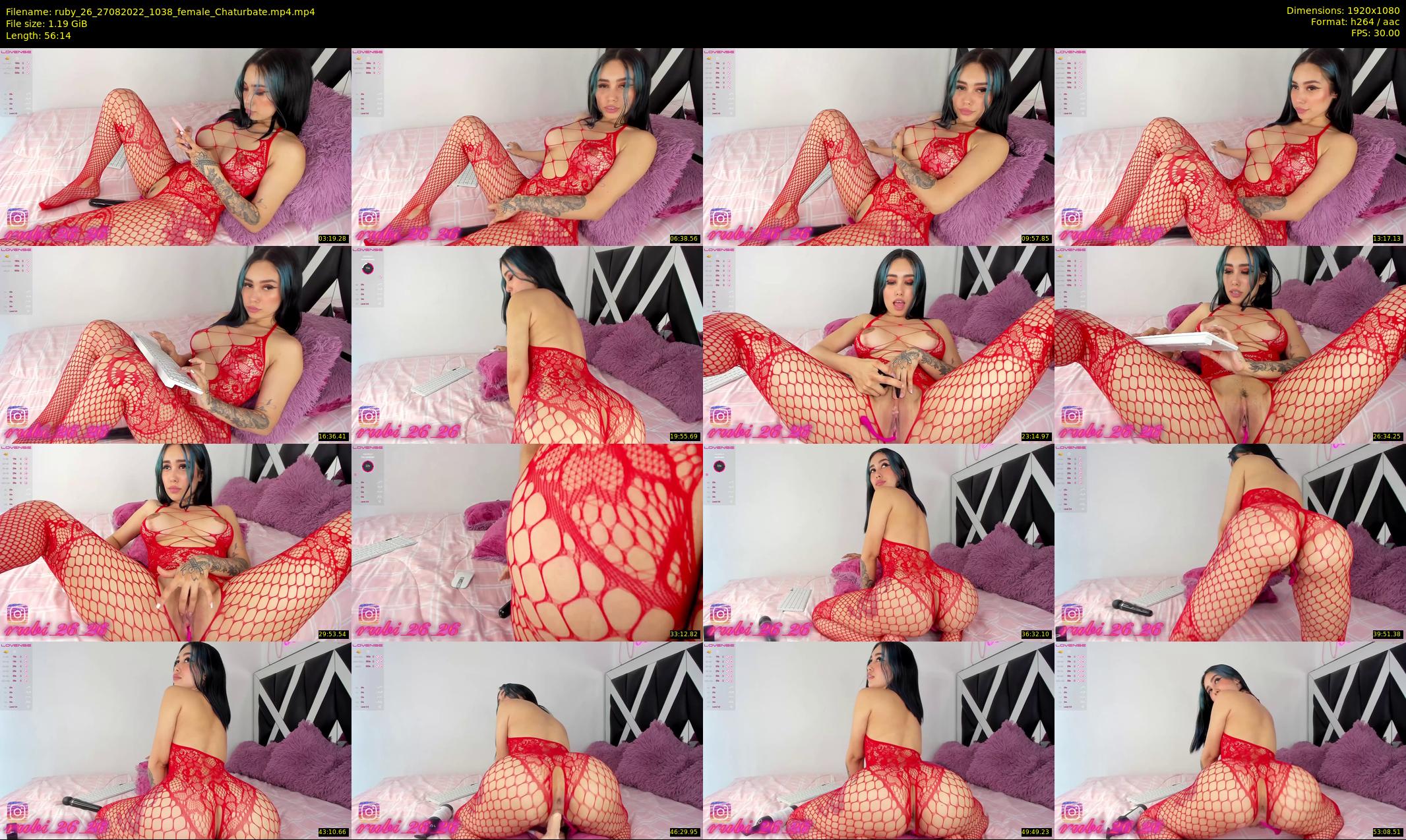 ruby_26 — 57 minute Chaturbate female cam show recording, 1080p, Aug 27, 2022