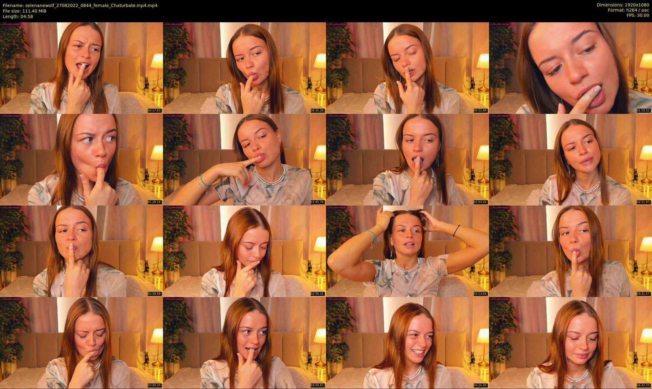 selenanewolf — 5 minute Chaturbate couple cam show recording, 1080p, Aug 27, 2022