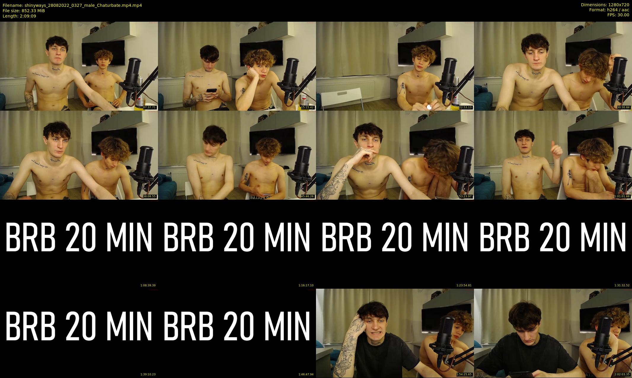 shinyways — 130 minute Chaturbate couple cam show recording, 720p, Aug 28, 2022