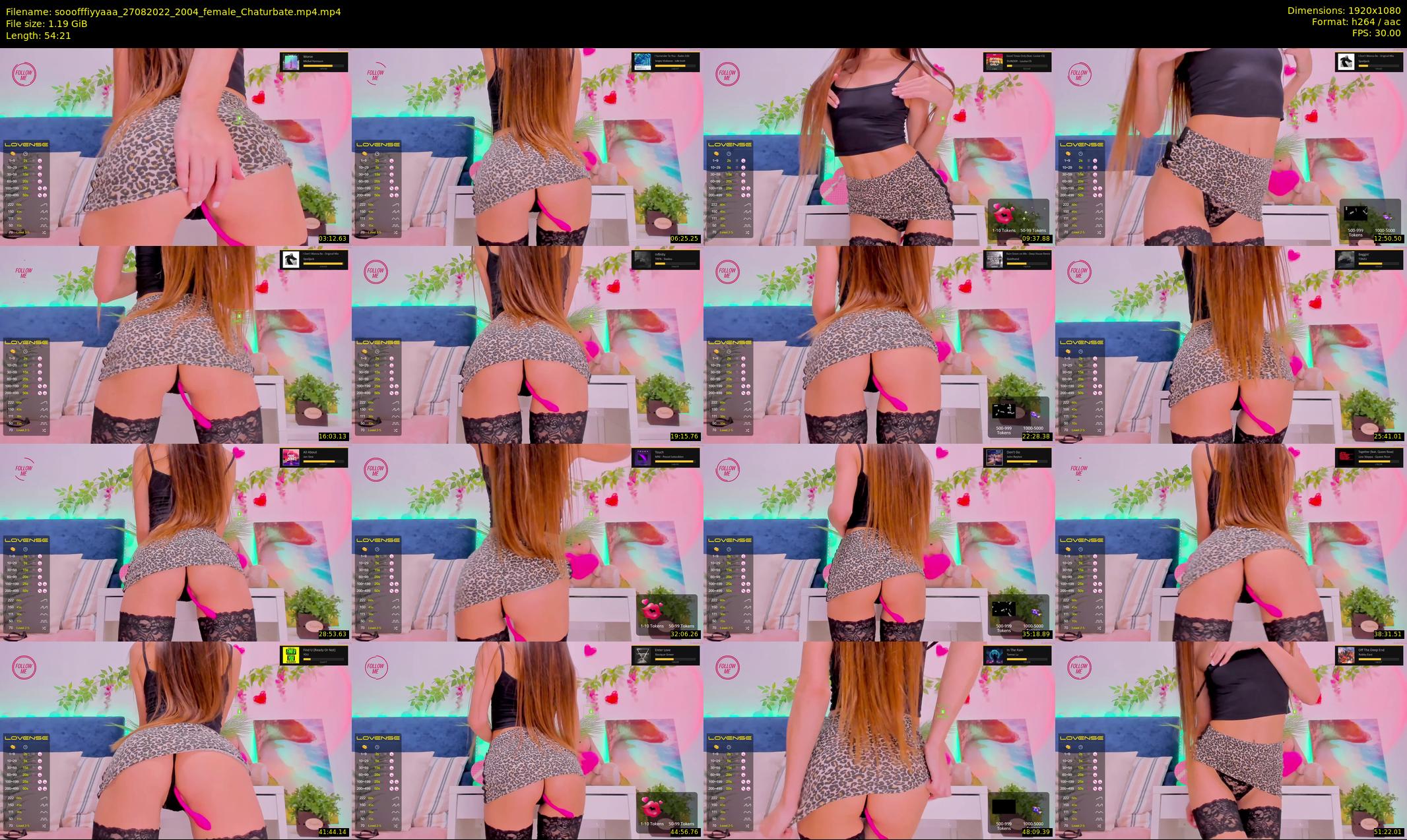 sooofffiyyaaa — 55 minute Chaturbate female cam show recording, 1080p, Aug 27, 2022