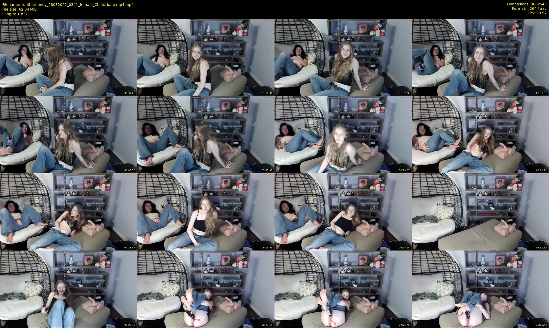 southerbunny — 11 minute Chaturbate female cam show recording, 480p, Aug 28, 2022