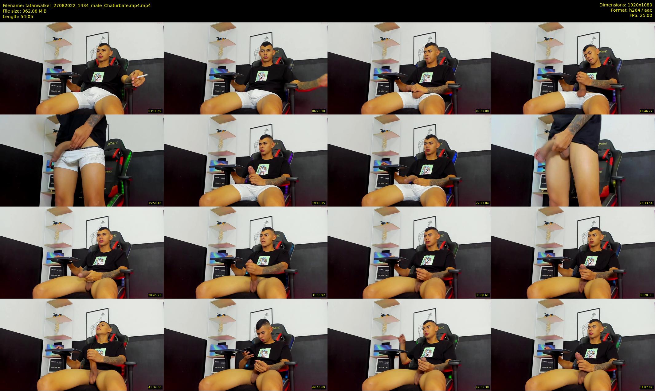 tatanwalker — 55 minute Chaturbate male cam show recording, 1080p, Aug 27, 2022