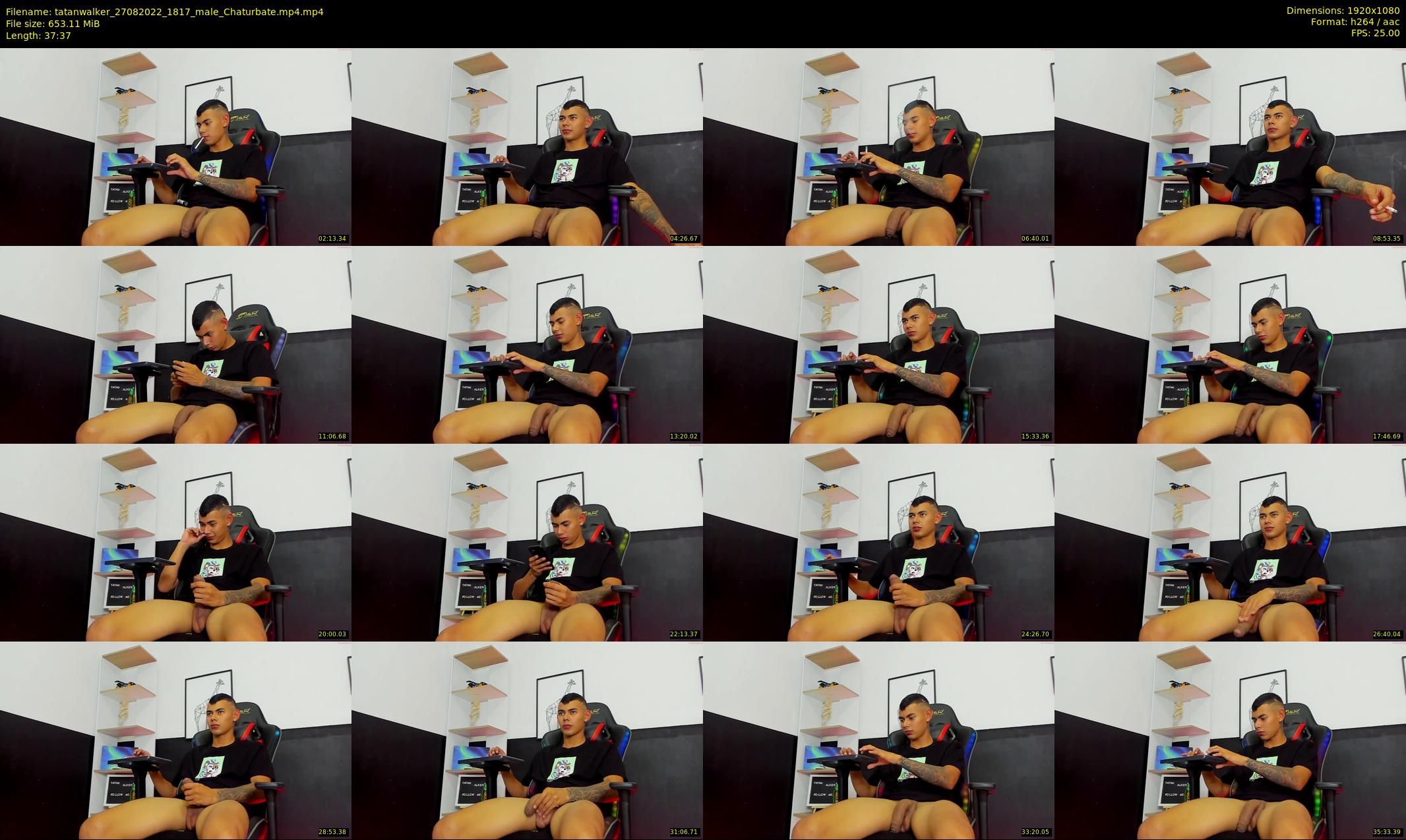 tatanwalker — 38 minute Chaturbate male cam show recording, 1080p, Aug 27, 2022