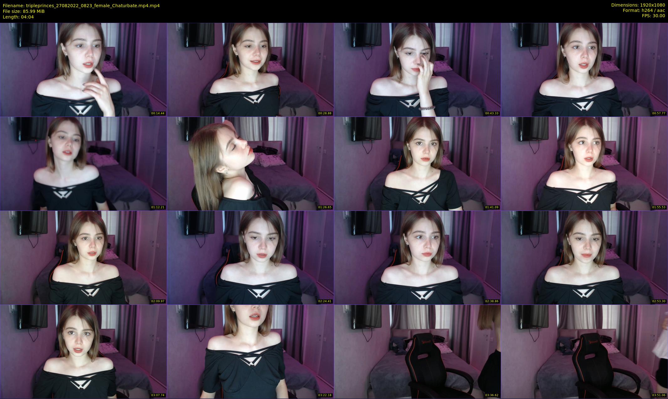 tripleprinces — 5 minute Chaturbate female cam show recording, 1080p, Aug 27, 2022