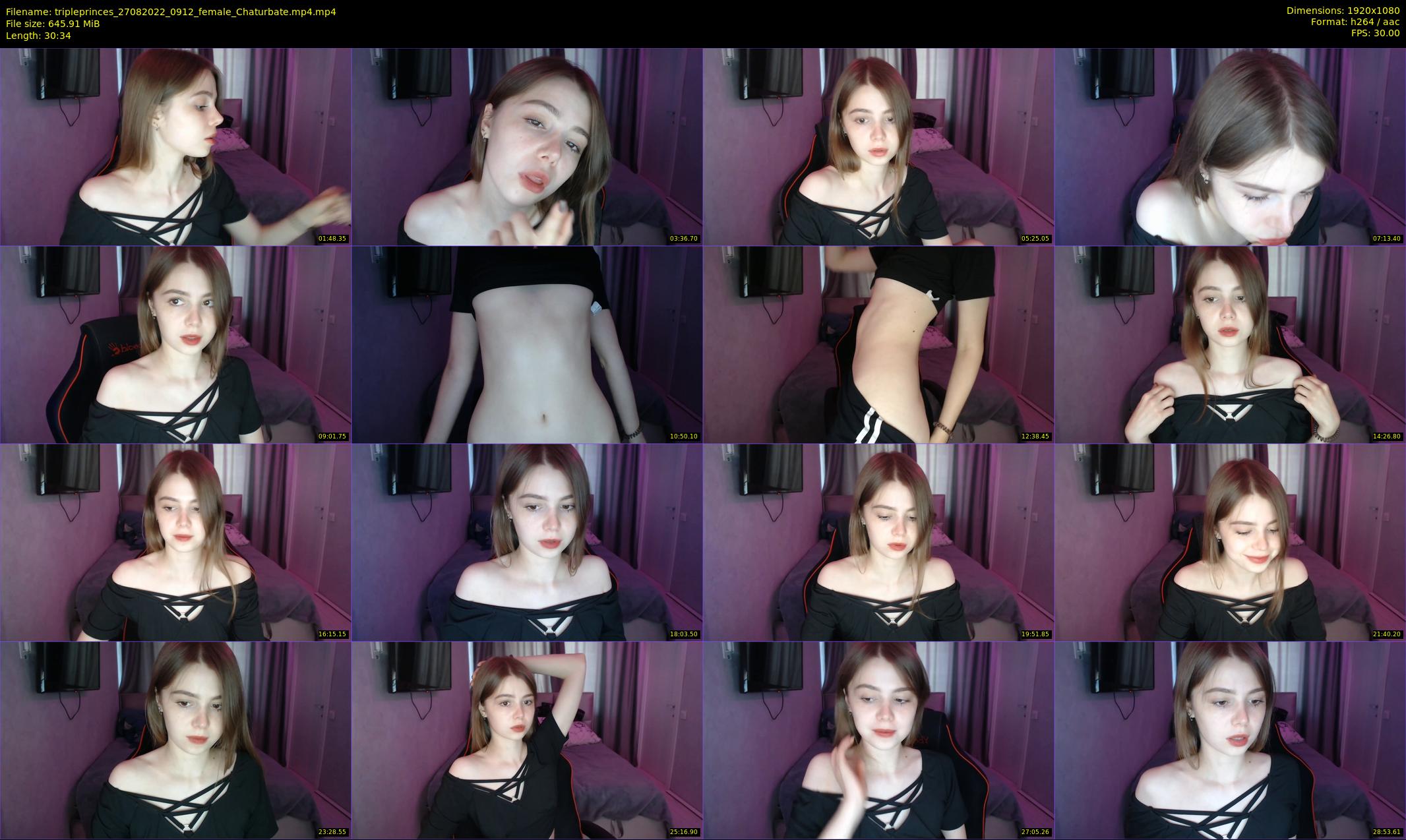 tripleprinces — 31 minute Chaturbate female cam show recording, 1080p, Aug 27, 2022