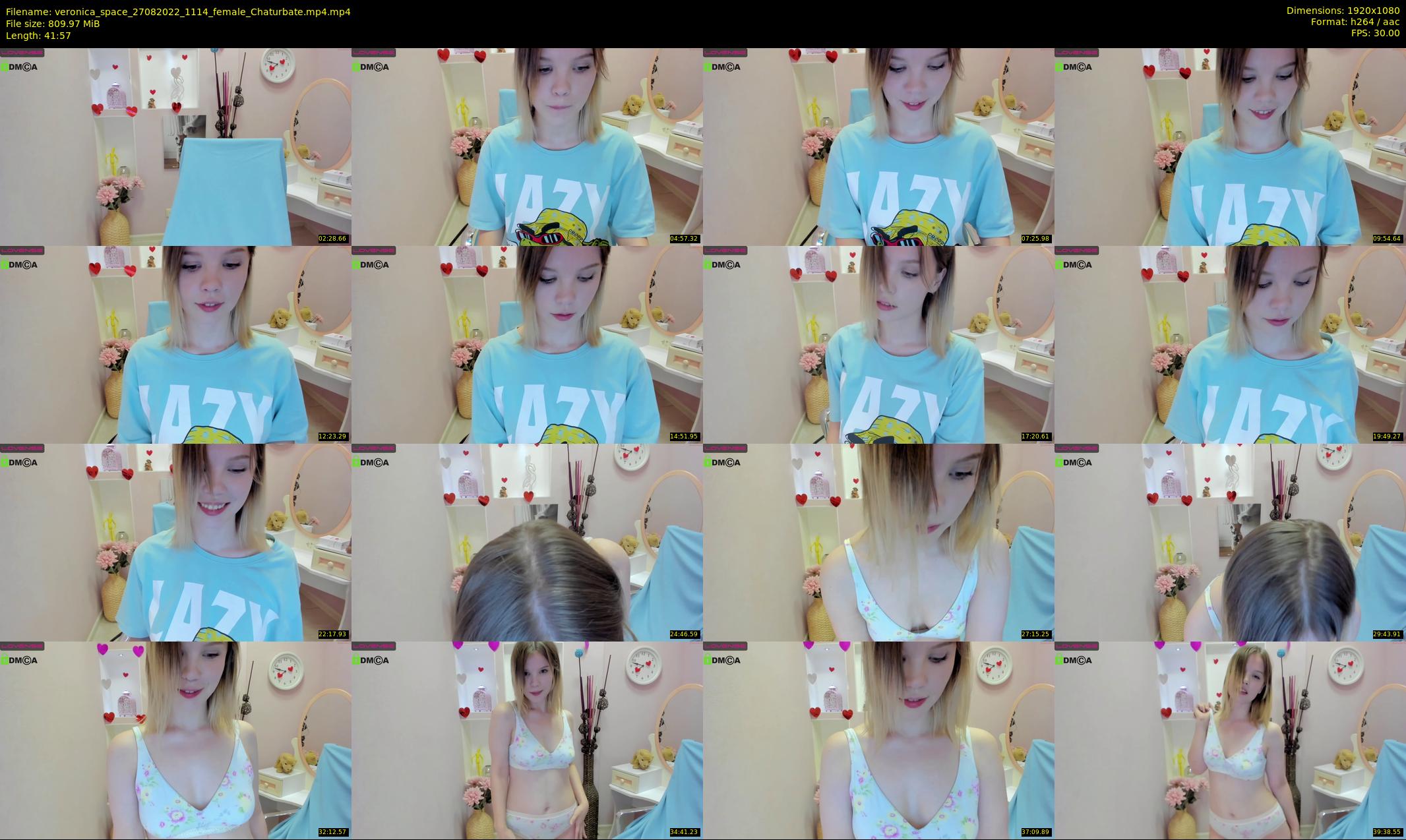 veronica_space — 42 minute Chaturbate female cam show recording, 1080p, Aug 27, 2022
