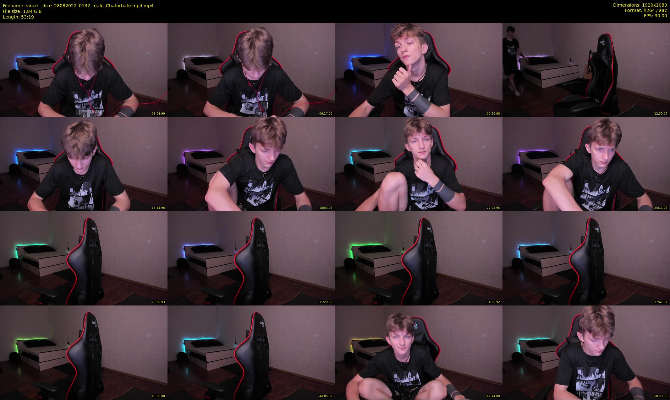 vince__dice — 54 minute Chaturbate male cam show recording, 1080p, Aug 28, 2022