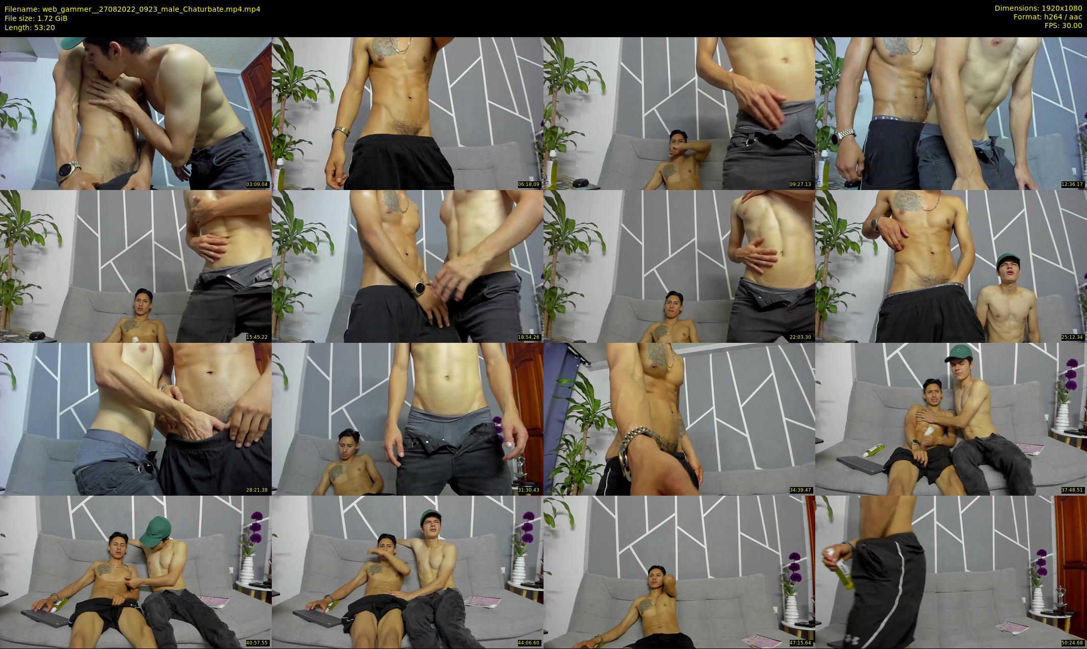 web_gammer_ — 54 minute Chaturbate male cam show recording, 1080p, Aug 27, 2022