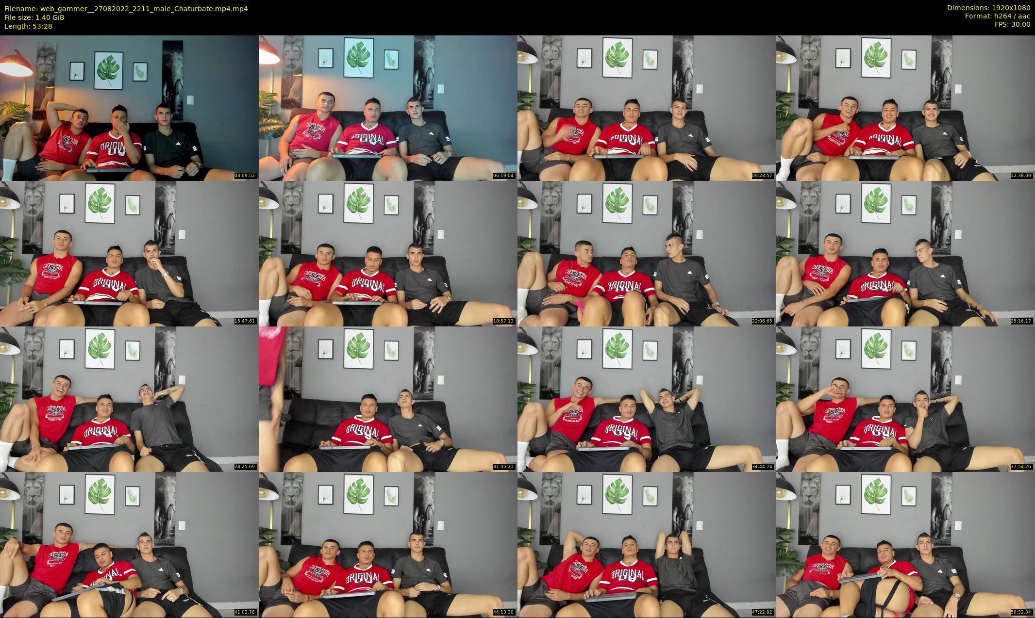 web_gammer_ — 54 minute Chaturbate male cam show recording, 1080p, Aug 27, 2022