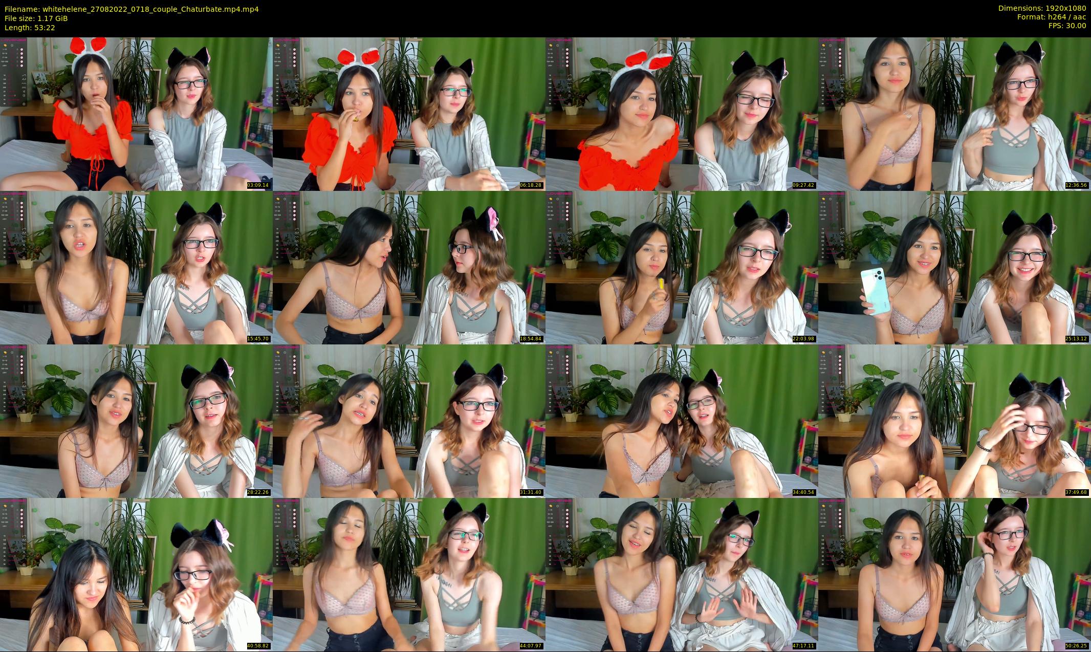 whitehelene — 54 minute Chaturbate female cam show recording, 1080p, Aug 27, 2022