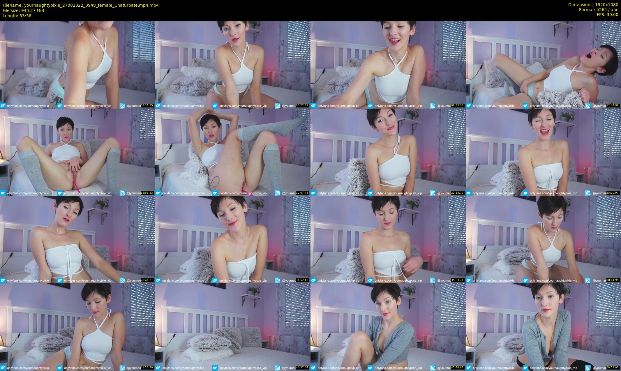 yournaughtypixie — 54 minute Chaturbate couple cam show recording, 1080p, Aug 27, 2022