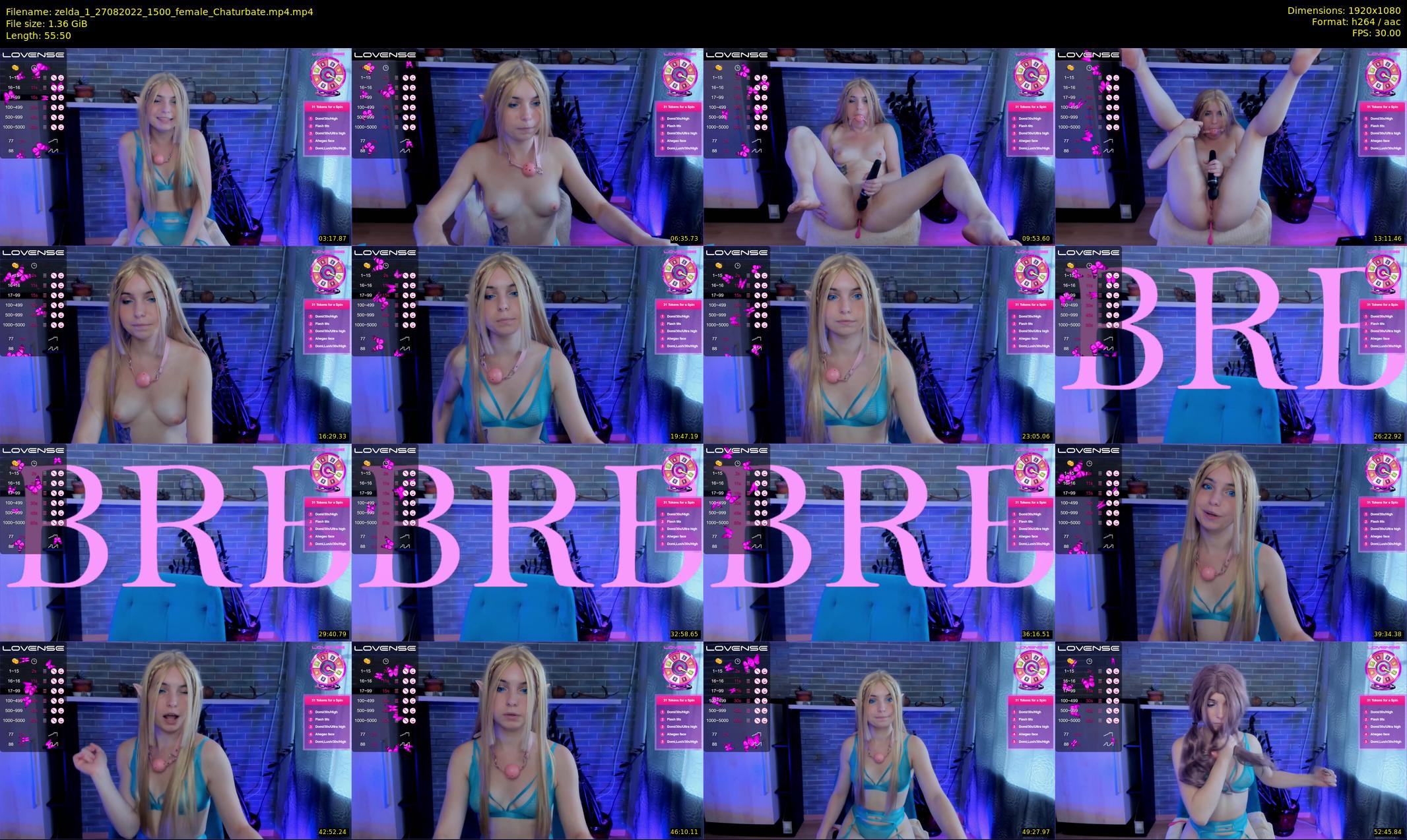 zelda_1 — 56 minute Chaturbate female cam show recording, 1080p, Aug 27, 2022