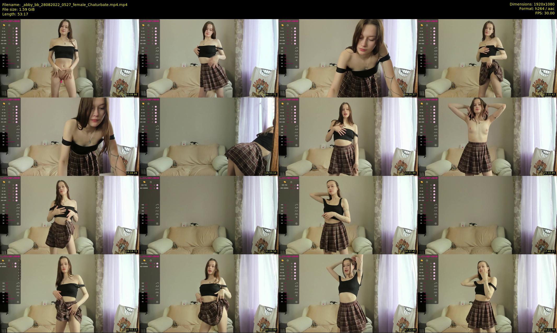 _abby_bb — 54 minute Chaturbate female cam show recording, 1080p, Aug 28, 2022