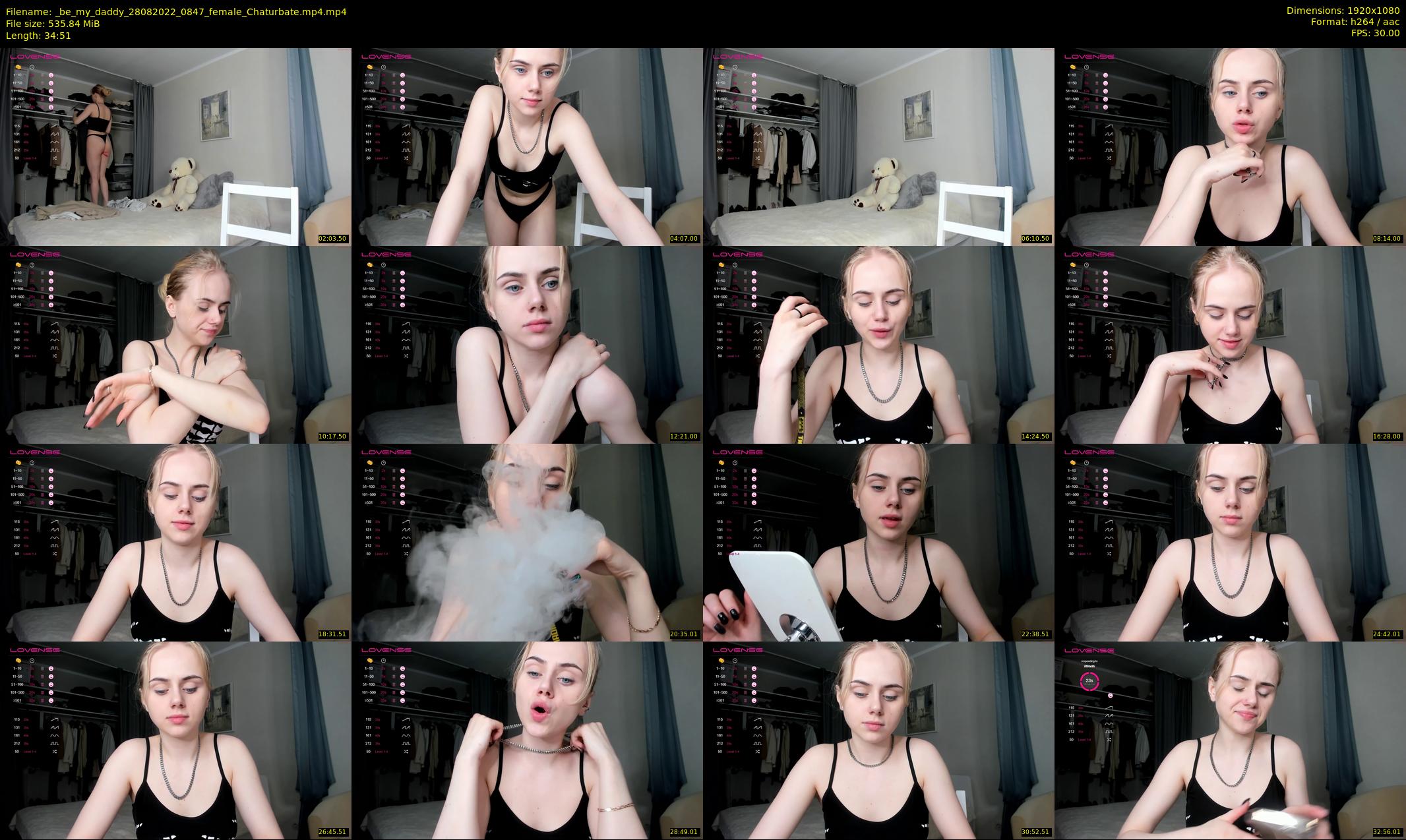 _be_my_daddy — 35 minute Chaturbate female cam show recording, 1080p, Aug 28, 2022