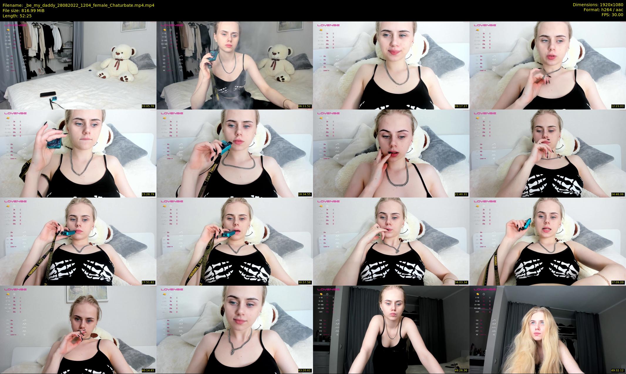 _be_my_daddy — 53 minute Chaturbate female cam show recording, 1080p, Aug 28, 2022