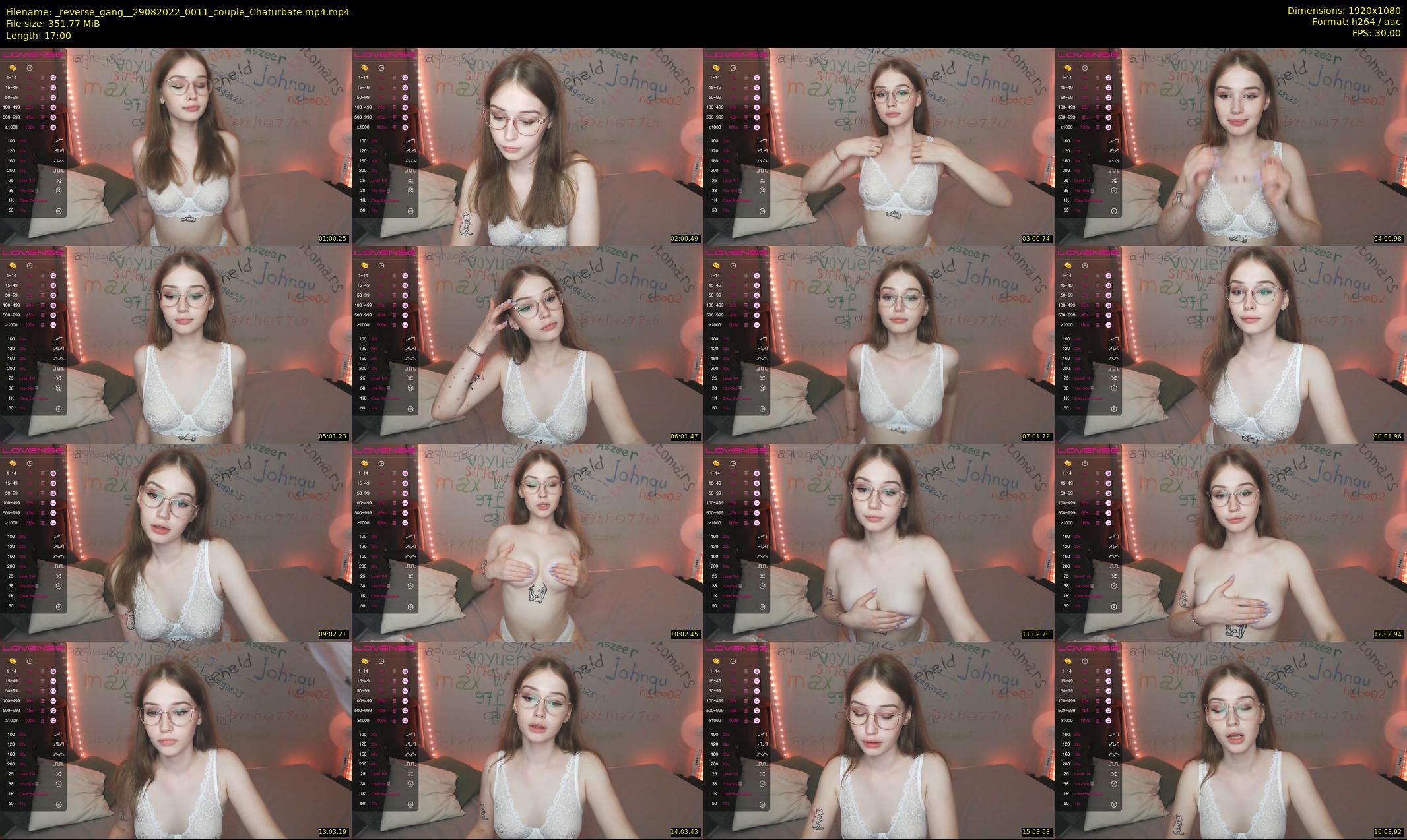 _reverse_gang_ — 17 minute Chaturbate couple cam show recording, 1080p, Aug 29, 2022
