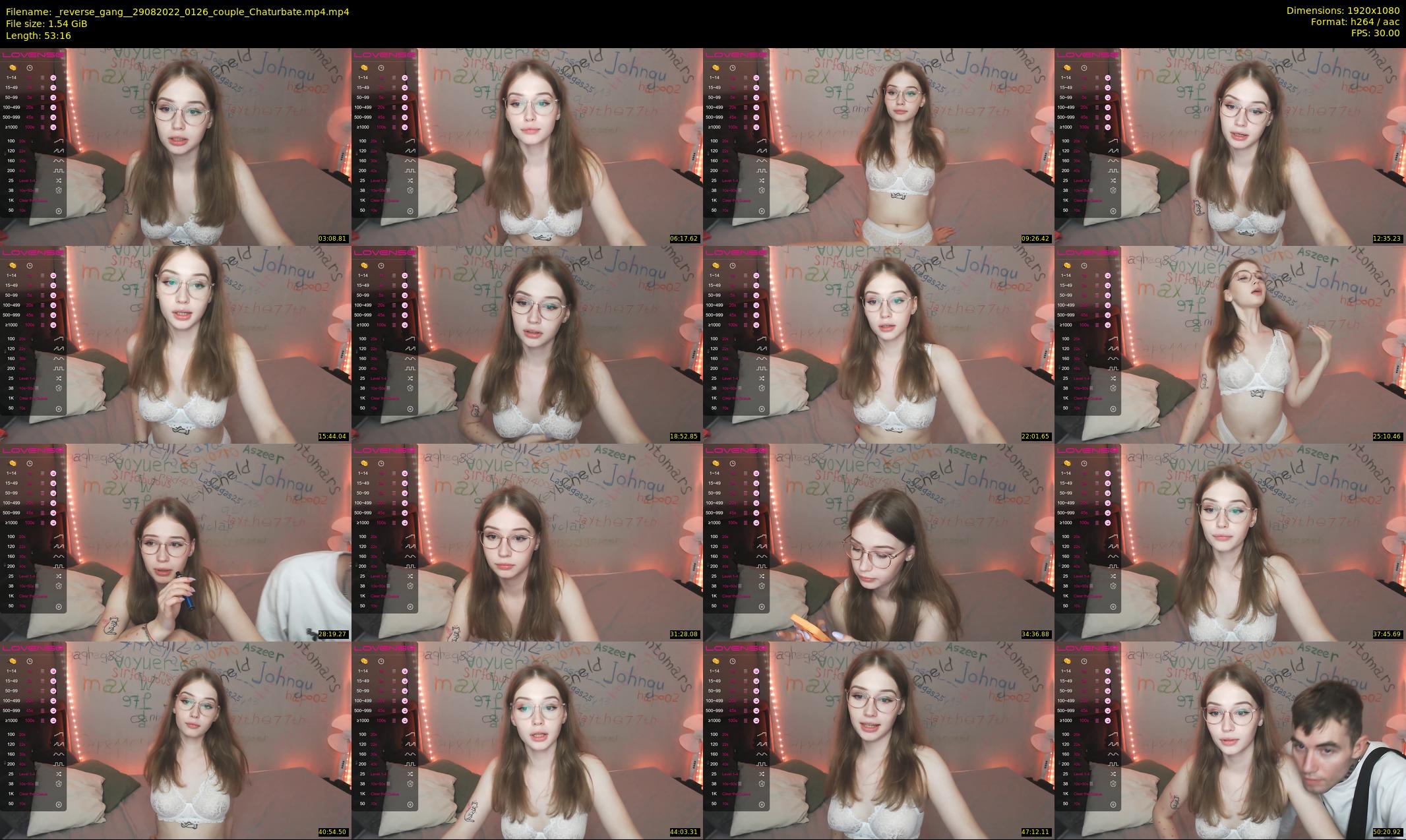 _reverse_gang_ — 54 minute Chaturbate couple cam show recording, 1080p, Aug 29, 2022