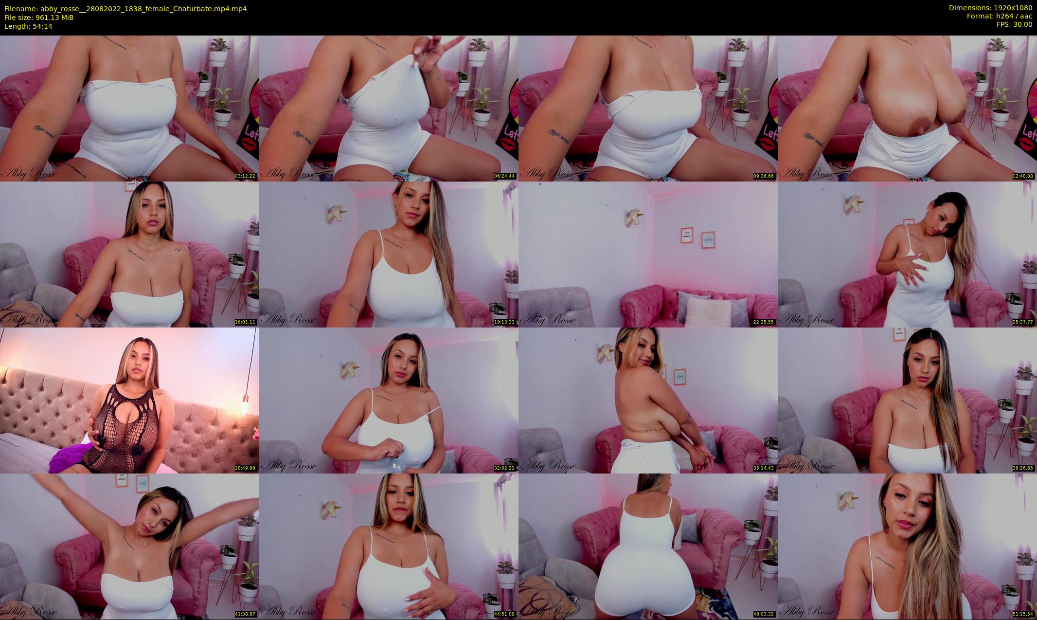 abby_rosse_ — 55 minute Chaturbate female cam show recording, 1080p, Aug 28, 2022