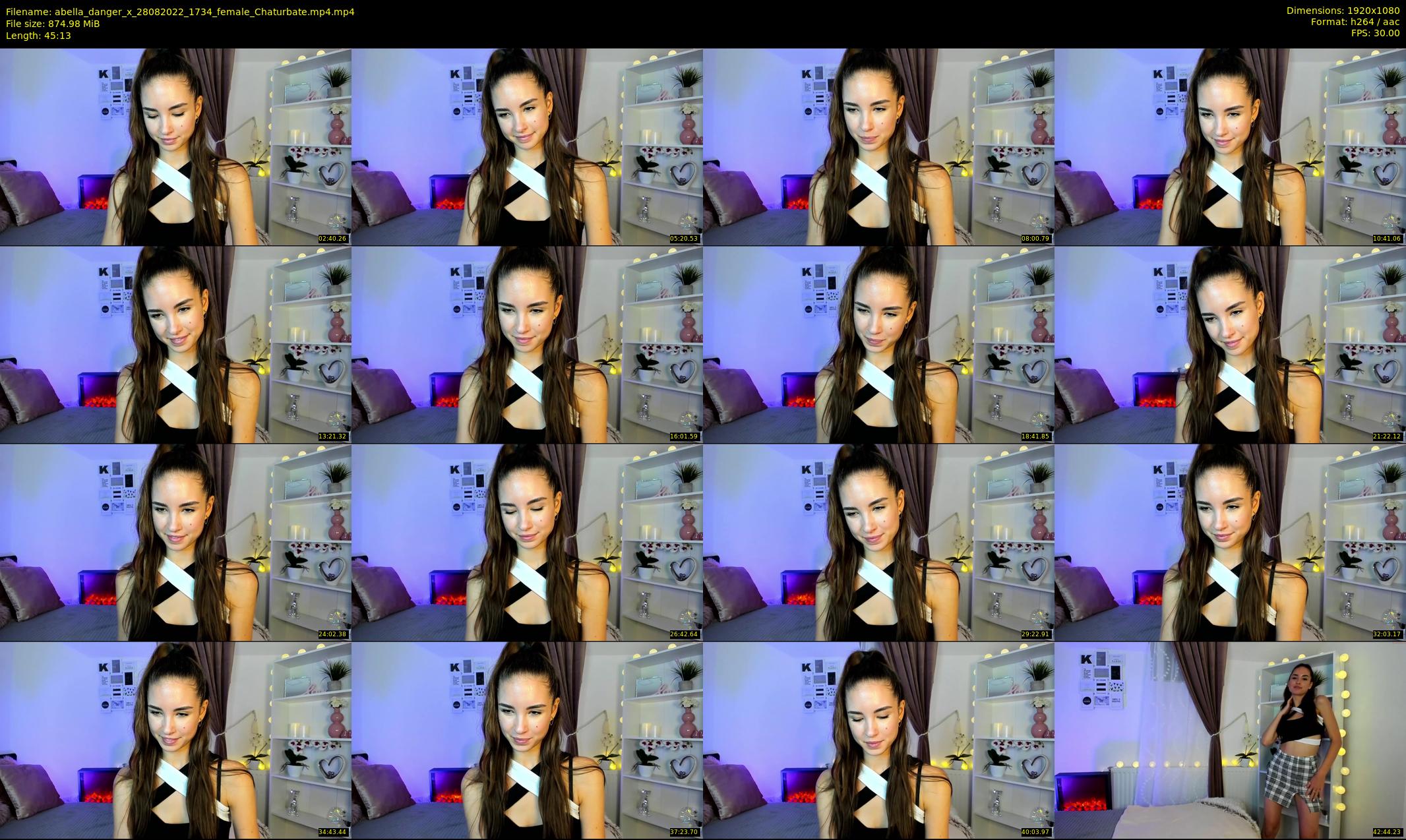 abella_danger_x — 46 minute Chaturbate female cam show recording, 1080p, Aug 28, 2022