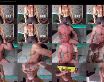 adam_muscle_ — 58 minute Chaturbate male cam show recording, 1080p, Aug 28, 2022