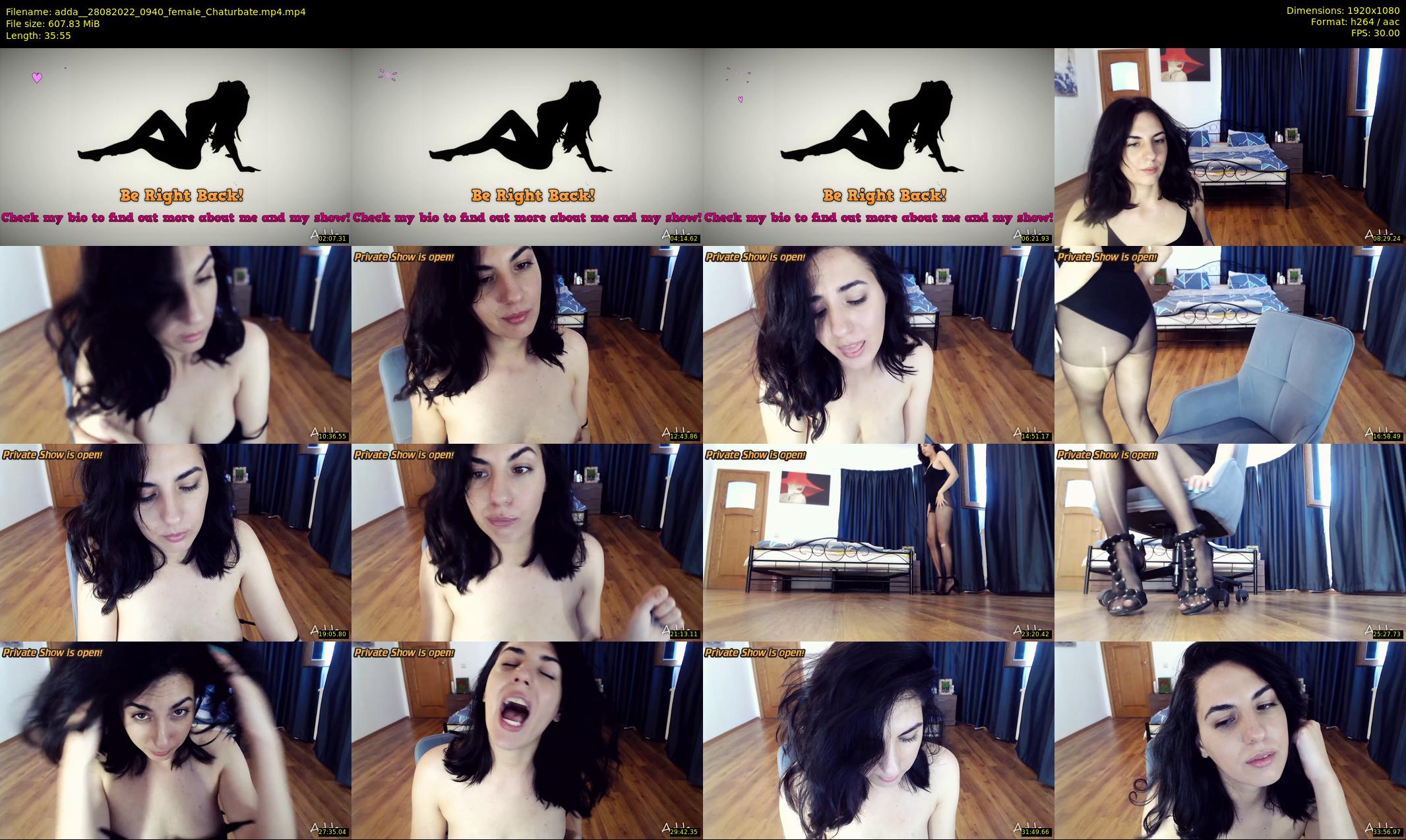adda_ — 36 minute Chaturbate female cam show recording, 1080p, Aug 28, 2022