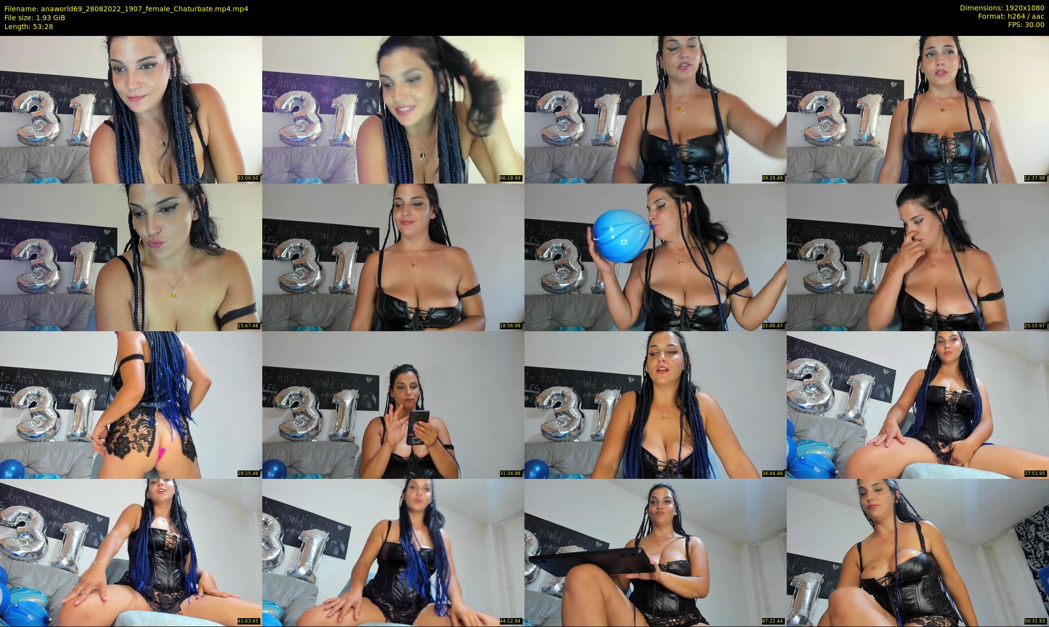 anaworld69 — 54 minute Chaturbate female cam show recording, 1080p, Aug 28, 2022