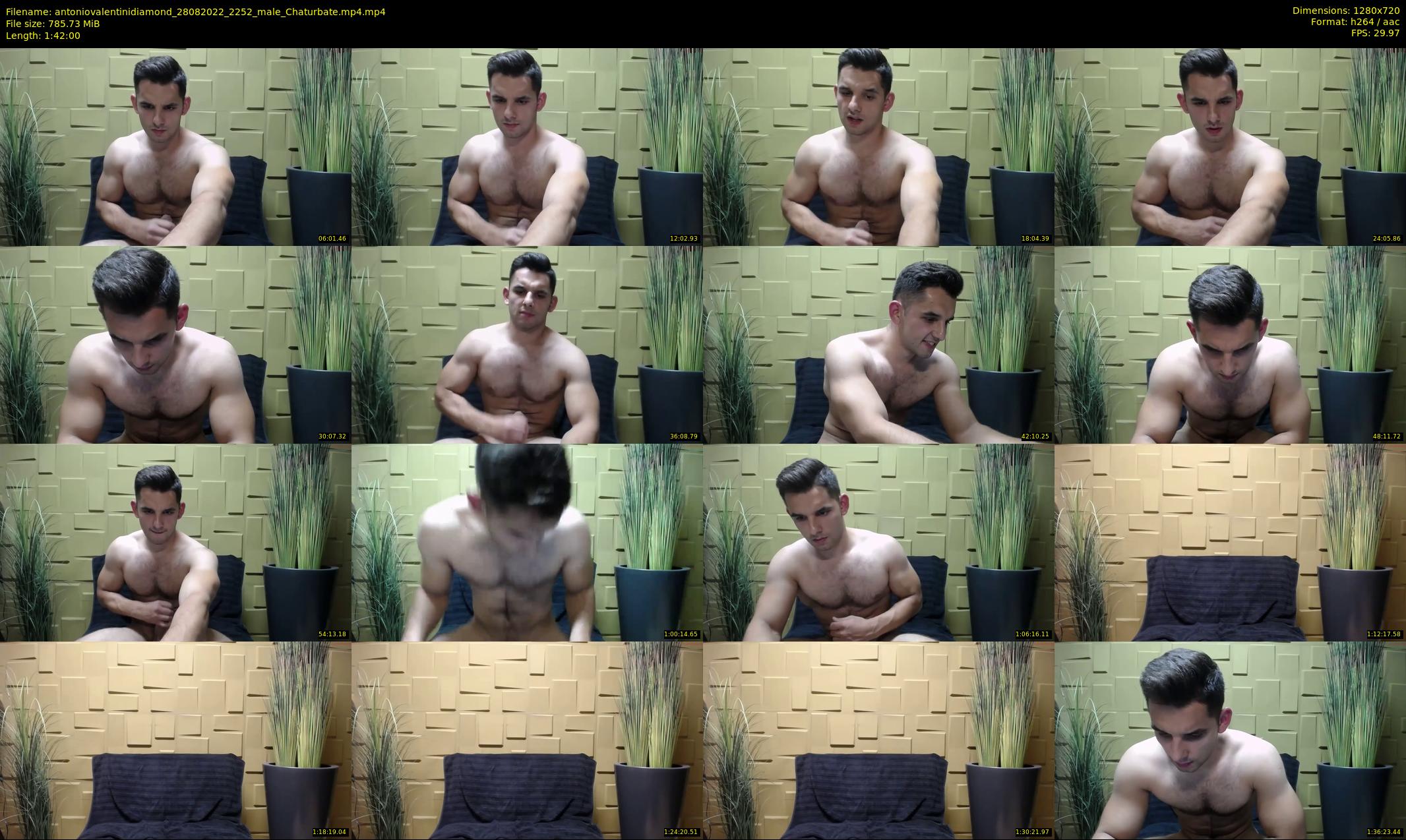 antoniovalentinidiamond — 102 minute Chaturbate male cam show recording, 720p, Aug 28, 2022