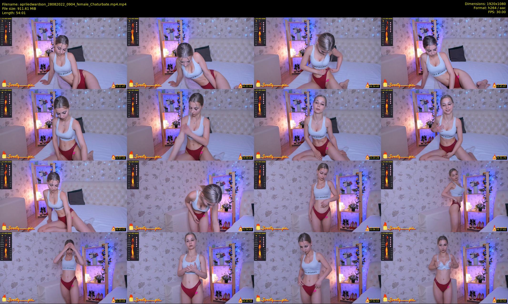 apriledwardson — 55 minute Chaturbate couple cam show recording, 1080p, Aug 28, 2022