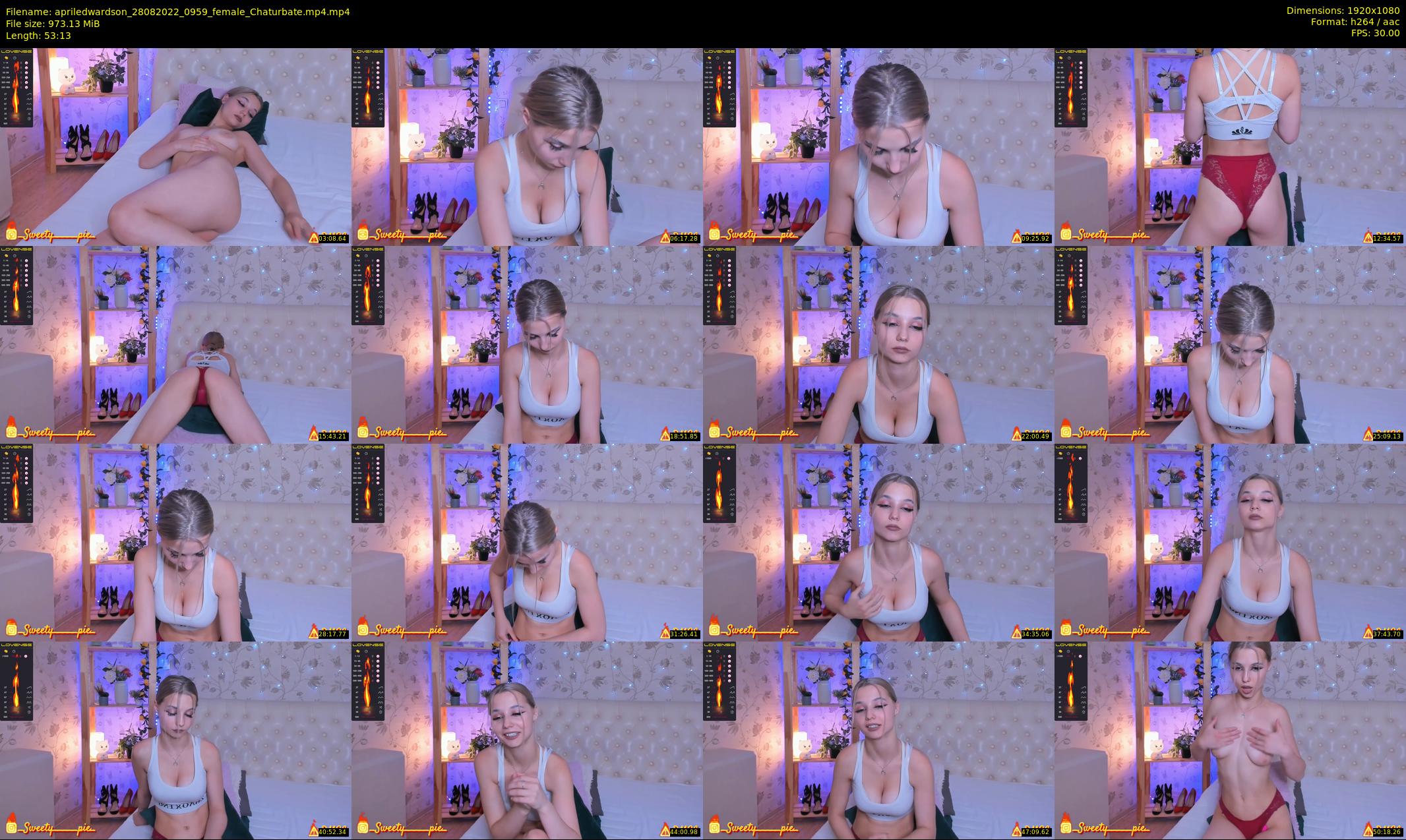 apriledwardson — 54 minute Chaturbate couple cam show recording, 1080p, Aug 28, 2022