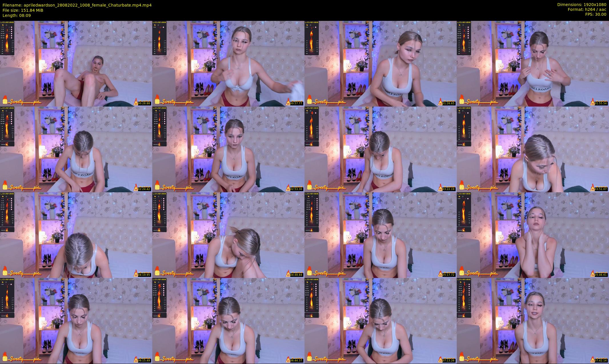 apriledwardson — 9 minute Chaturbate couple cam show recording, 1080p, Aug 28, 2022