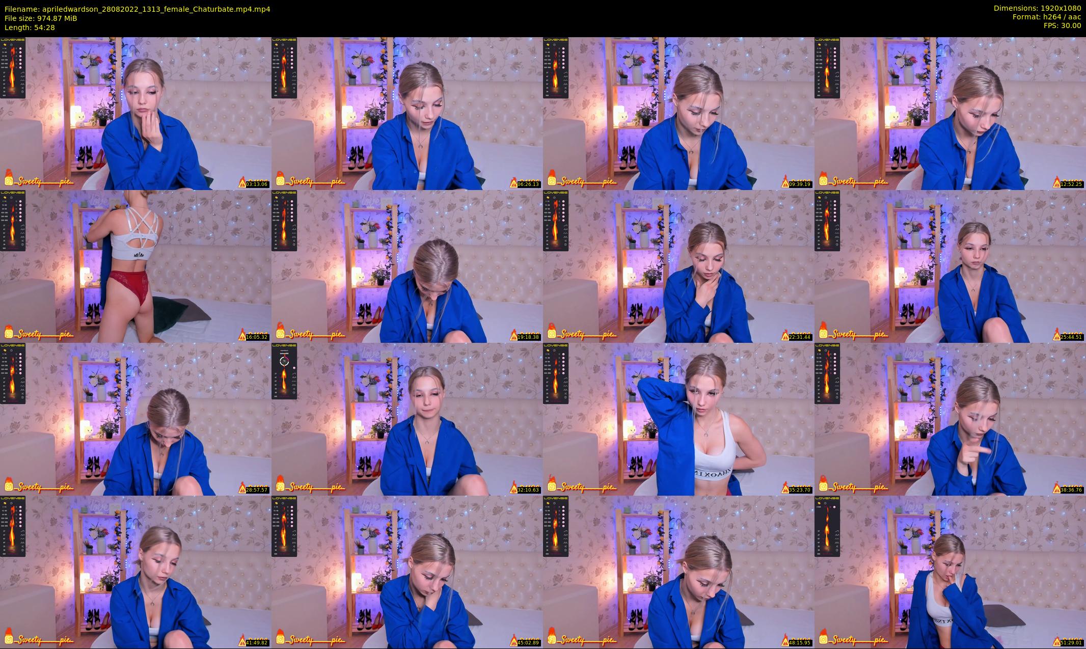 apriledwardson — 55 minute Chaturbate couple cam show recording, 1080p, Aug 28, 2022