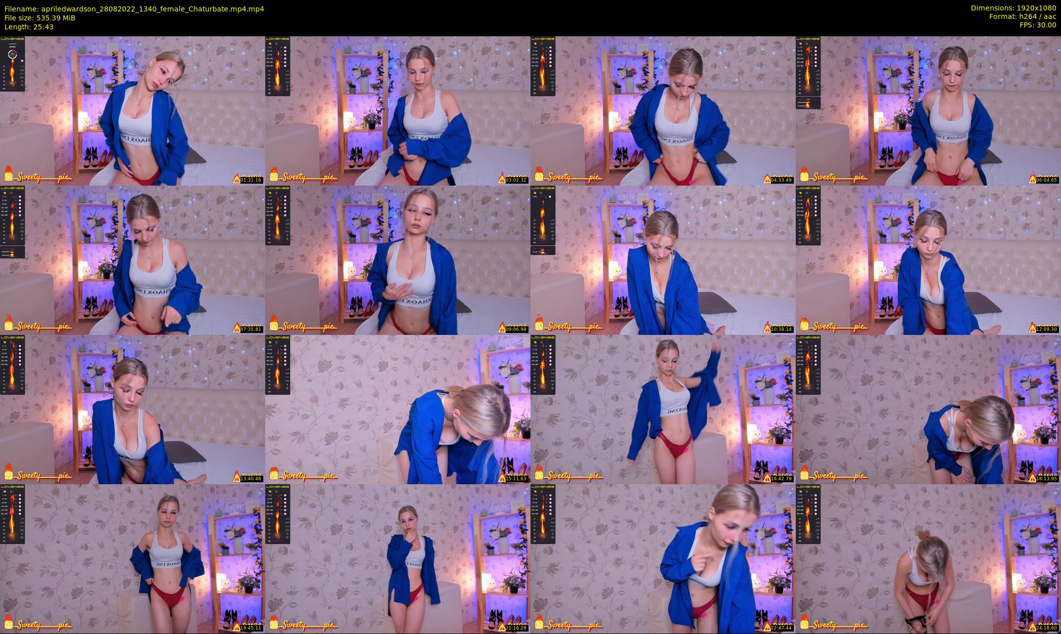 apriledwardson — 26 minute Chaturbate couple cam show recording, 1080p, Aug 28, 2022