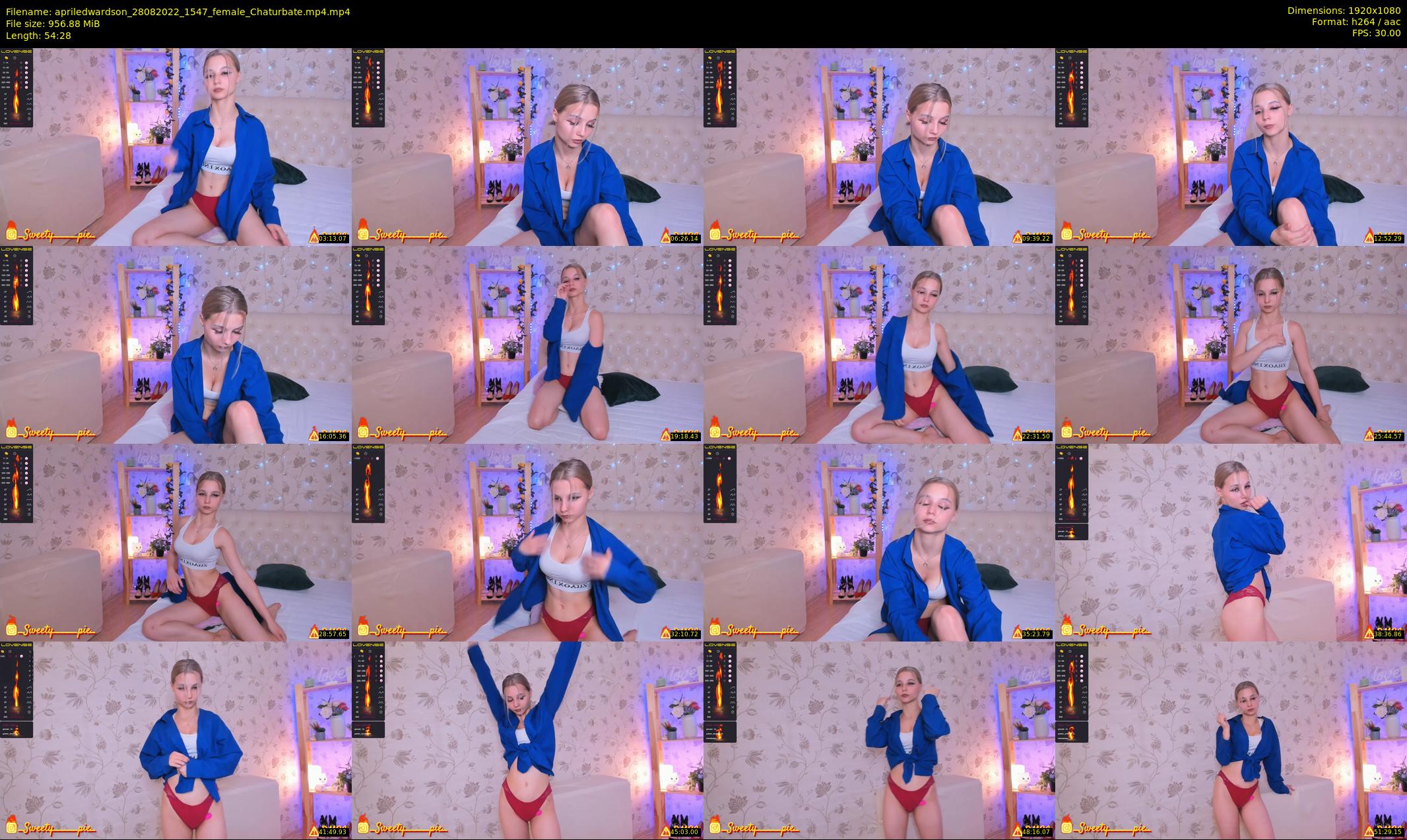 apriledwardson — 55 minute Chaturbate couple cam show recording, 1080p, Aug 28, 2022