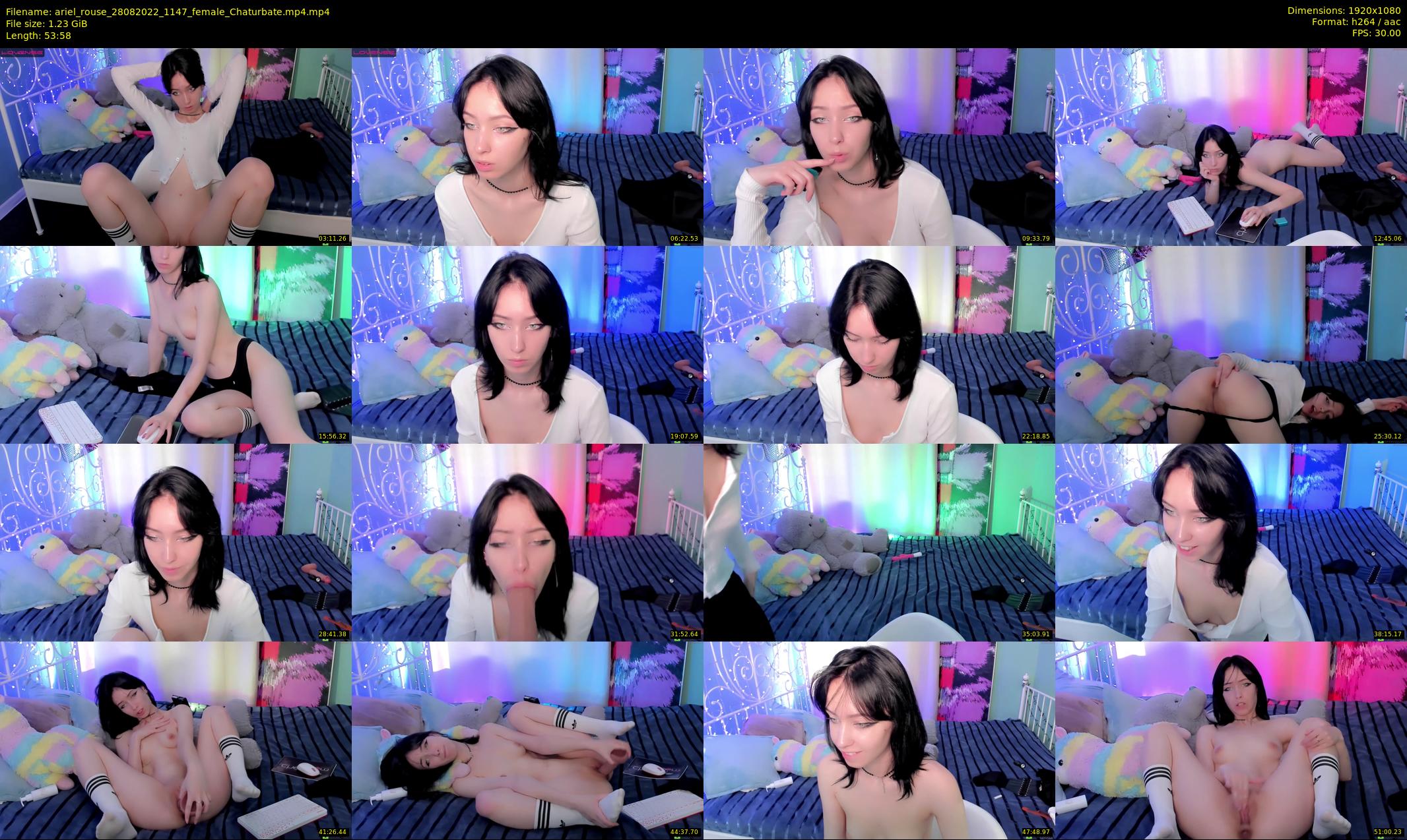ariel_rouse — 54 minute Chaturbate female cam show recording, 1080p, Aug 28, 2022