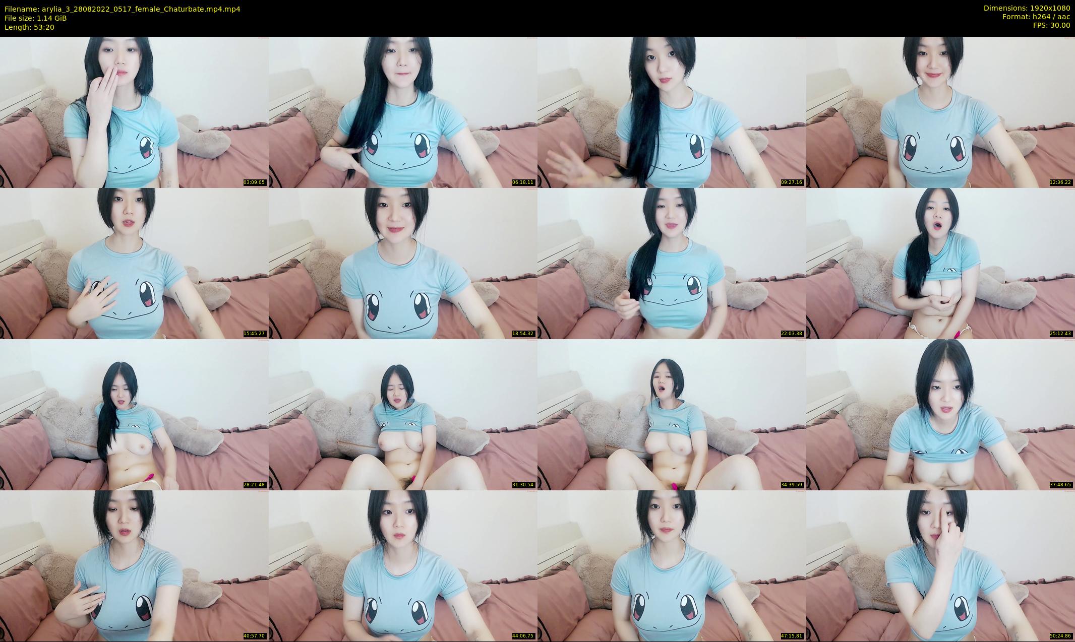 arylia_3 — 54 minute Chaturbate female cam show recording, 1080p, Aug 28, 2022