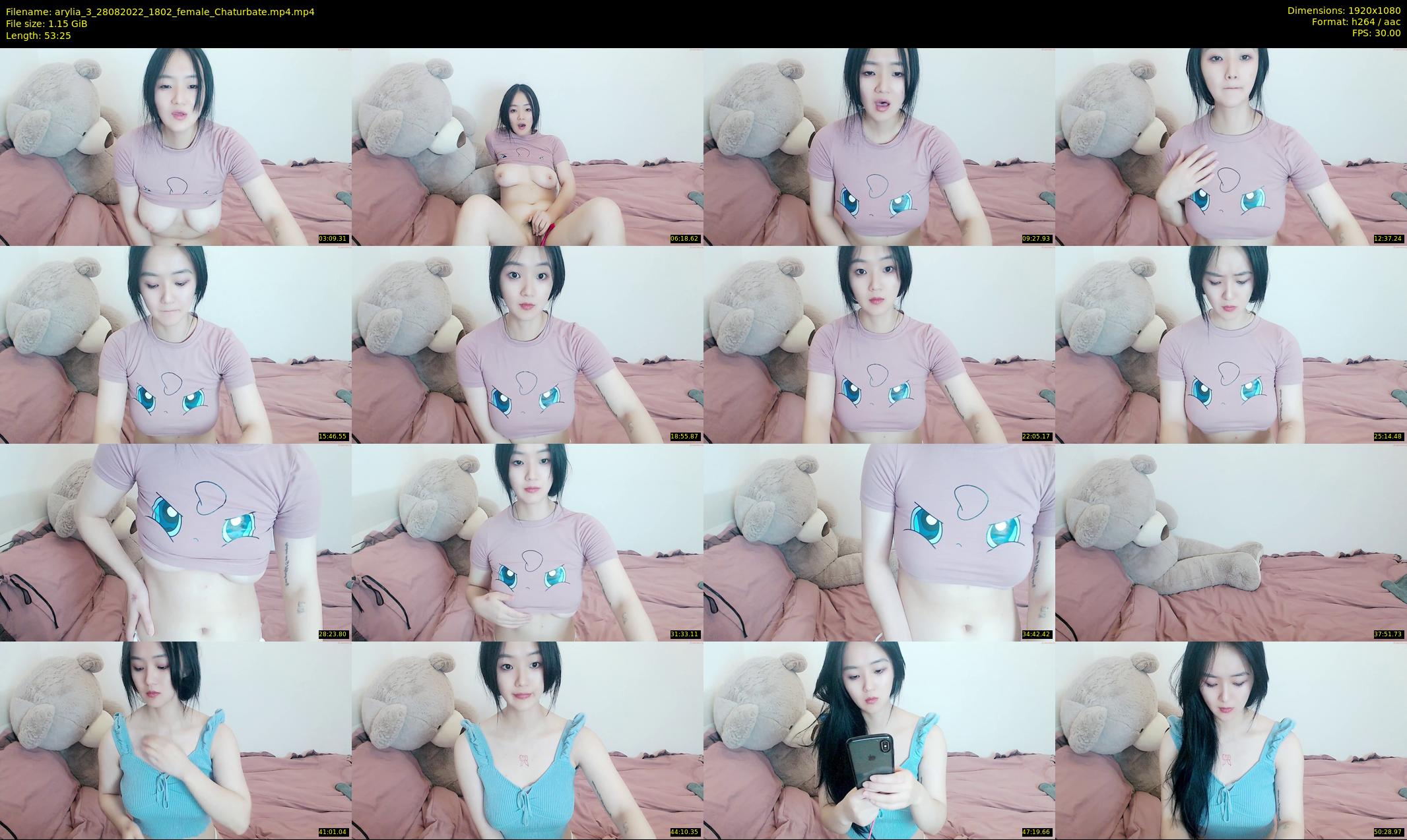 arylia_3 — 54 minute Chaturbate female cam show recording, 1080p, Aug 28, 2022