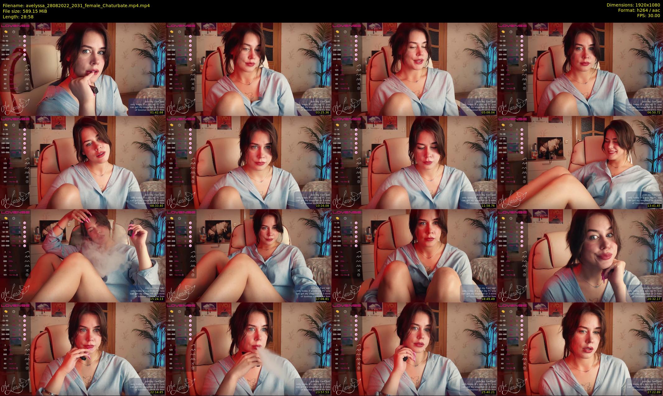 avelyssa — 29 minute Chaturbate female cam show recording, 1080p, Aug 28, 2022
