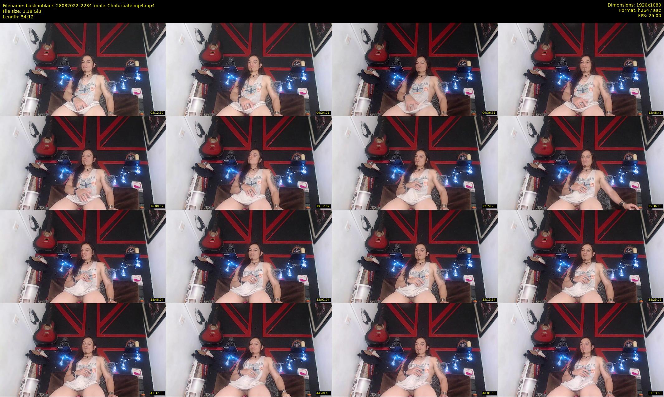 bastianblack — 55 minute Chaturbate male cam show recording, 1080p, Aug 28, 2022