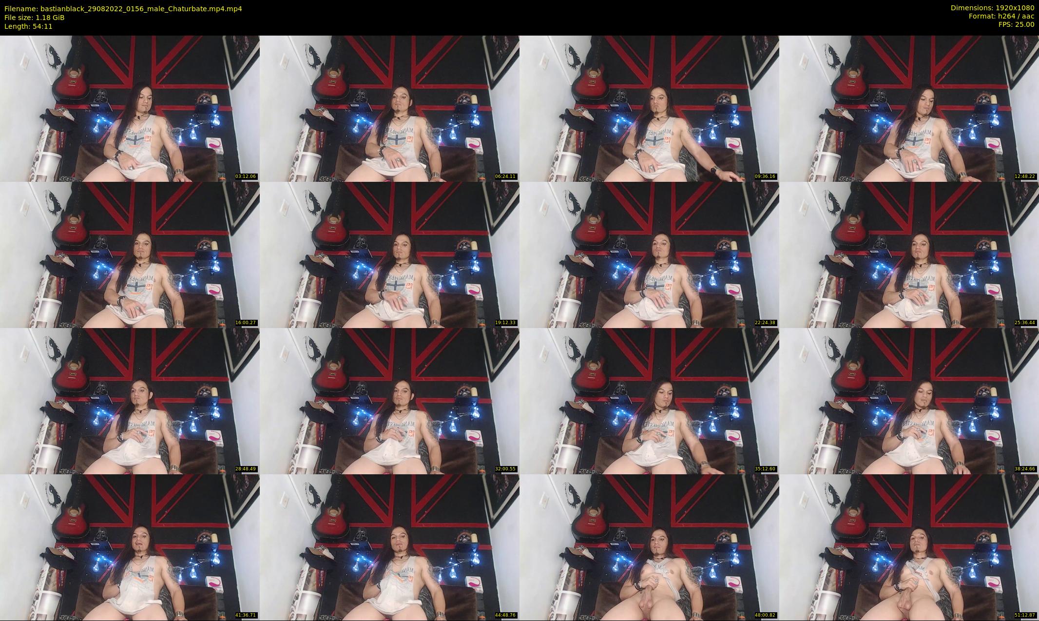 bastianblack — 55 minute Chaturbate male cam show recording, 1080p, Aug 29, 2022