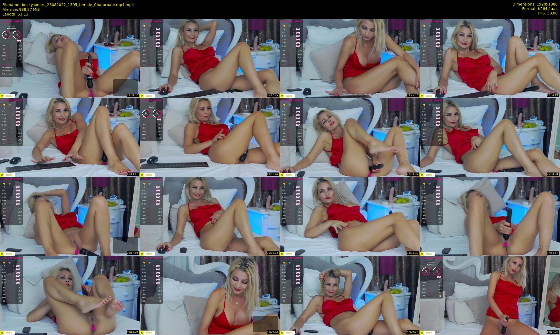 beckyspears — 54 minute Chaturbate female cam show recording, 1080p, Aug 28, 2022