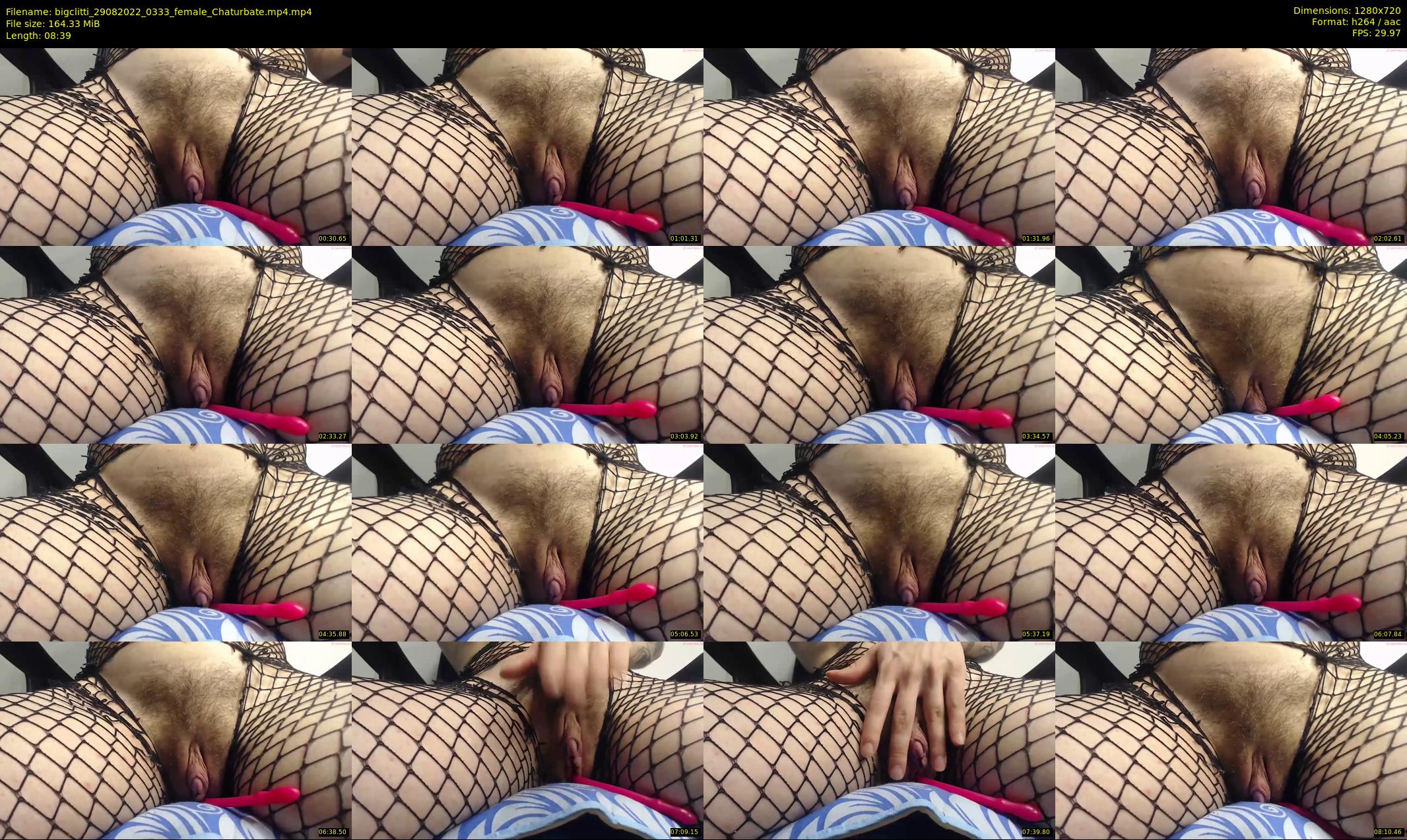 bigclitti — 9 minute Chaturbate female cam show recording, 720p, Aug 29, 2022