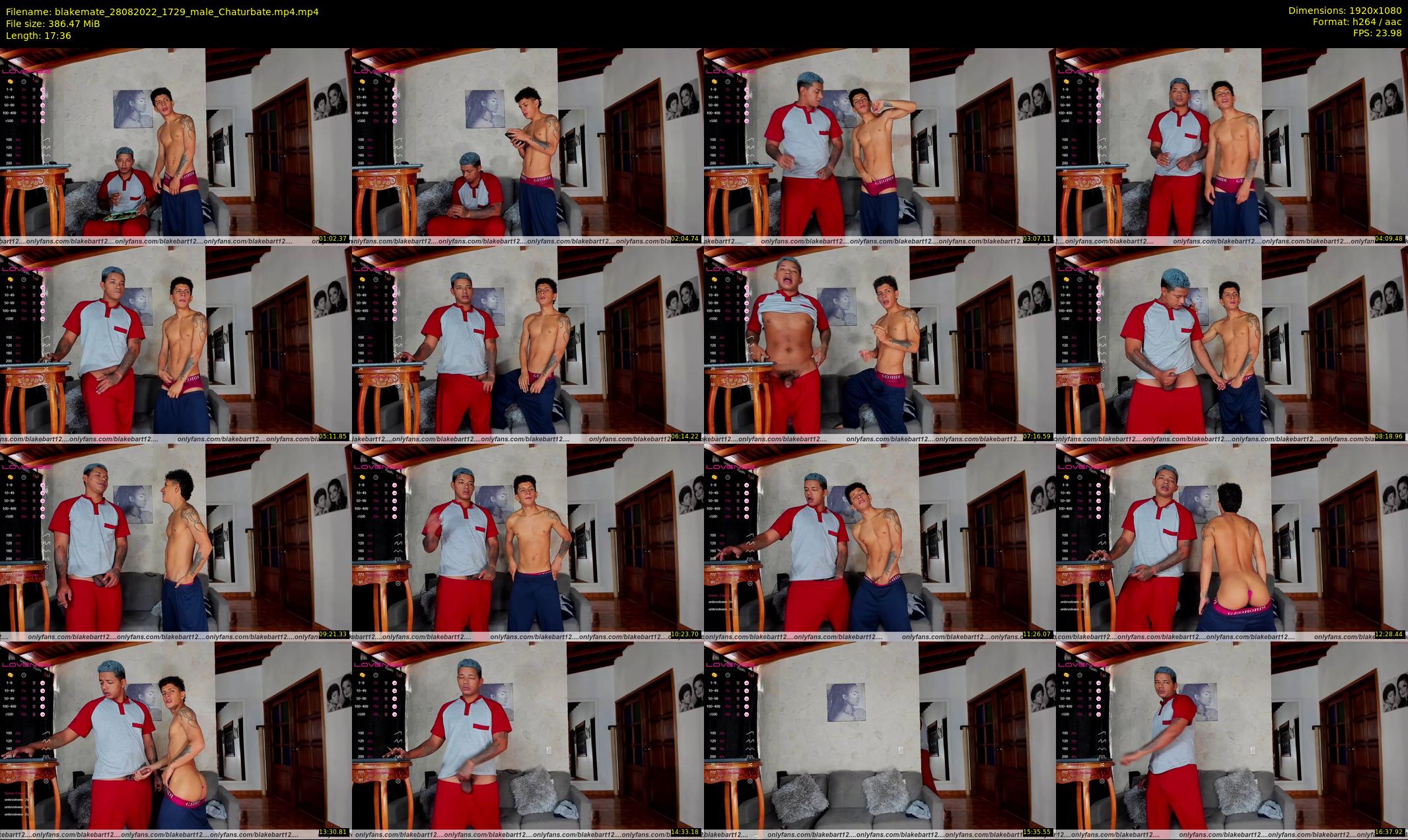 blakemate — 18 minute Chaturbate male cam show recording, 1080p, Aug 28, 2022