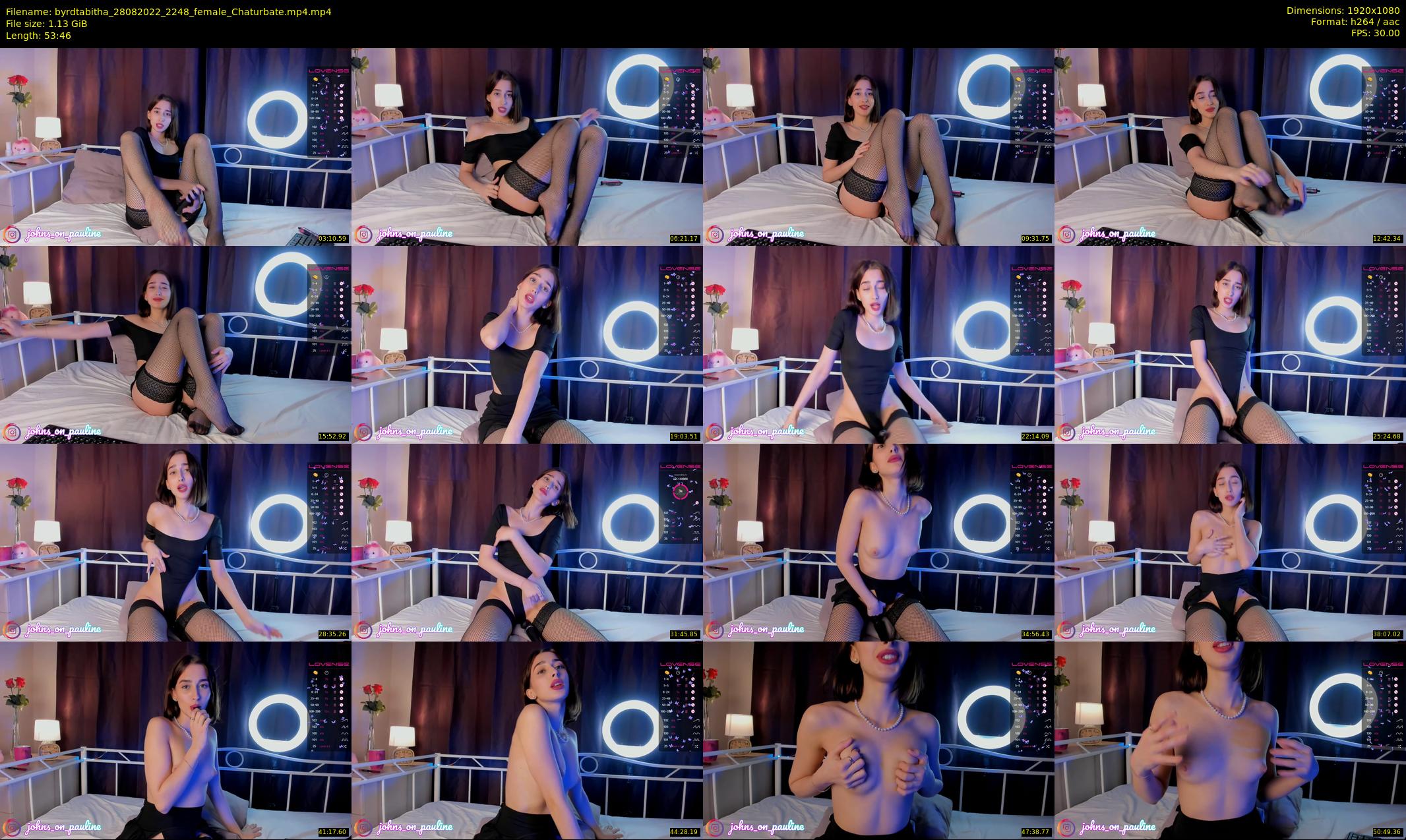 byrdtabitha — 54 minute Chaturbate female cam show recording, 1080p, Aug 28, 2022