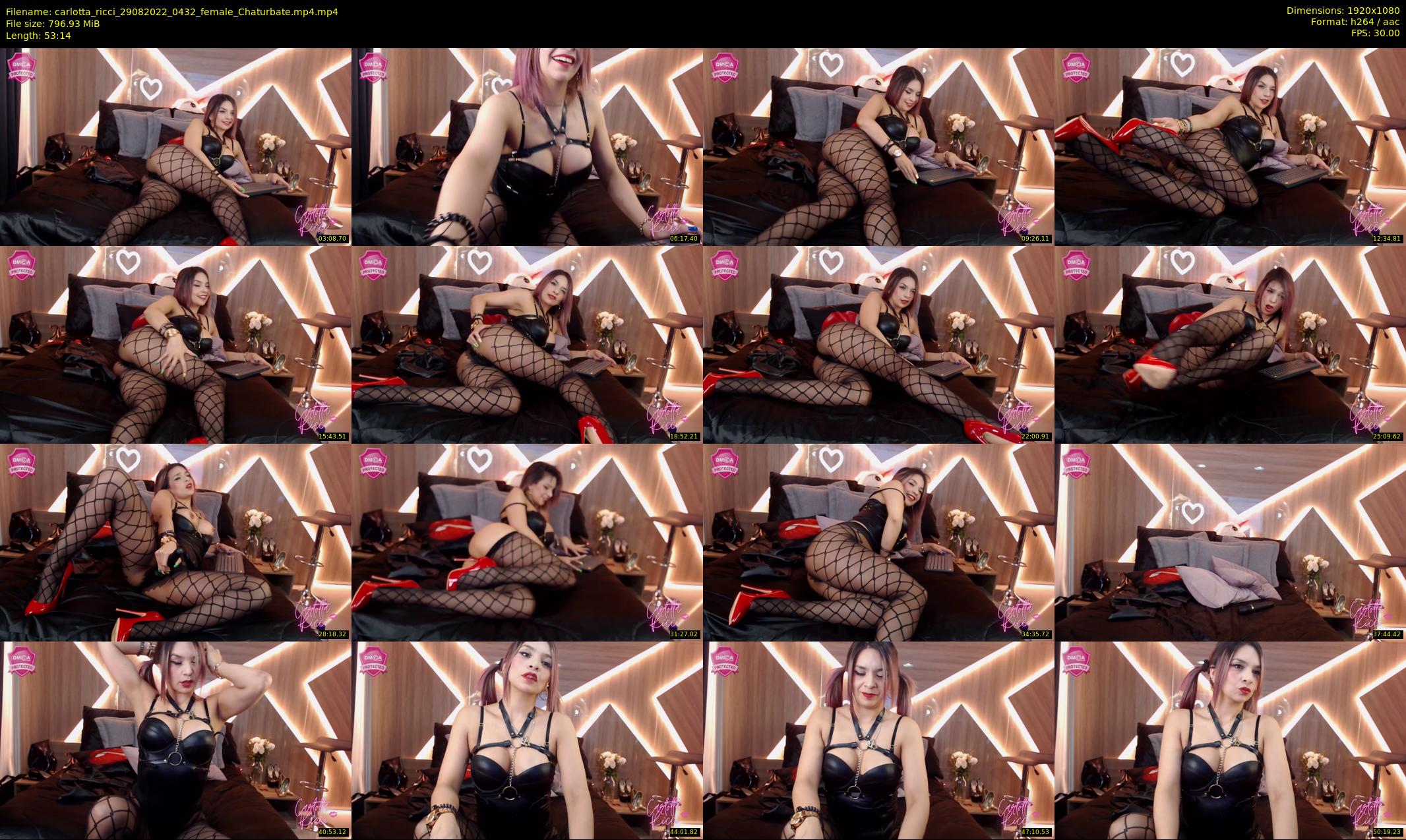 carlotta_ricci — 54 minute Chaturbate female cam show recording, 1080p, Aug 29, 2022