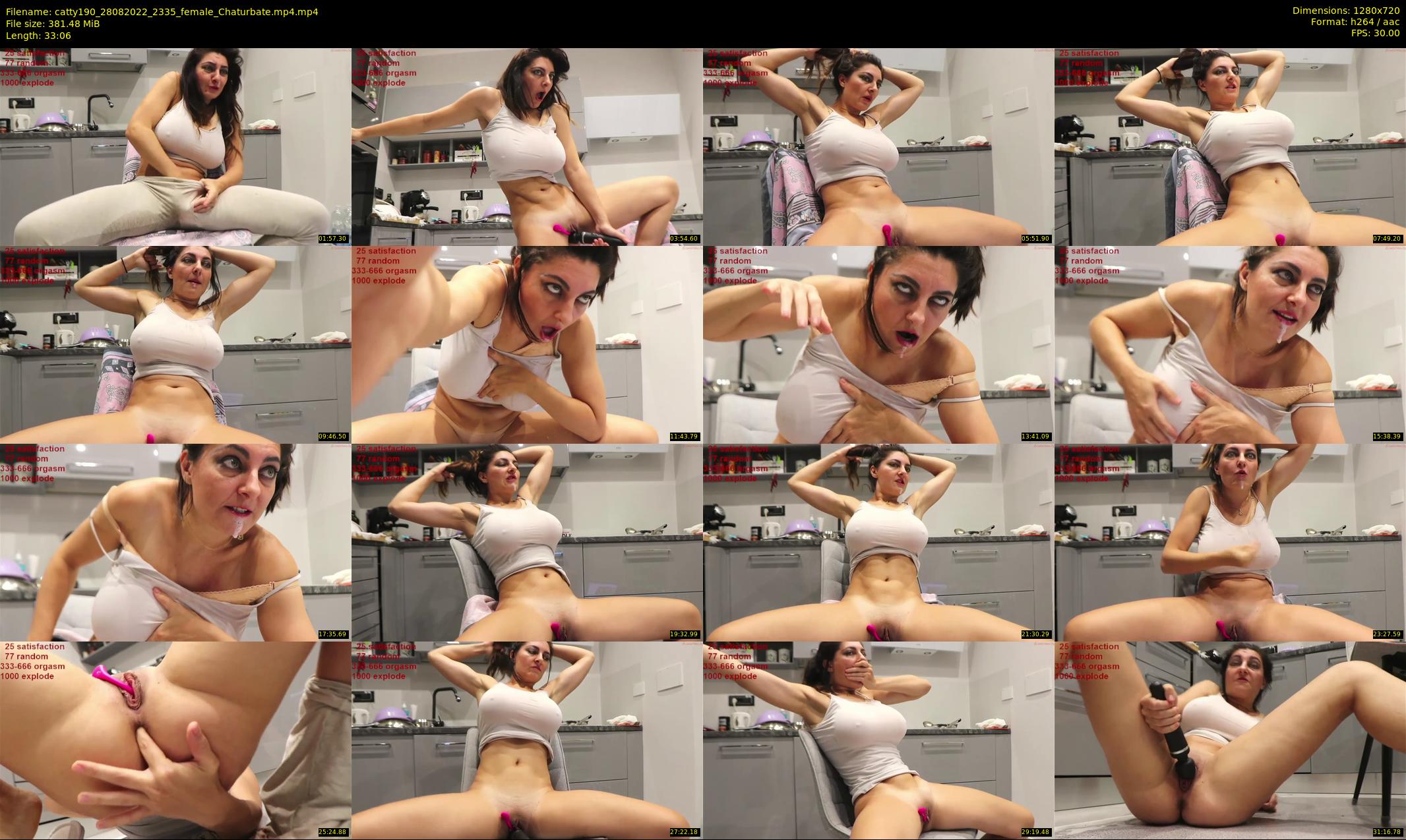 catty190 — 34 minute Chaturbate female cam show recording, 720p, Aug 28, 2022