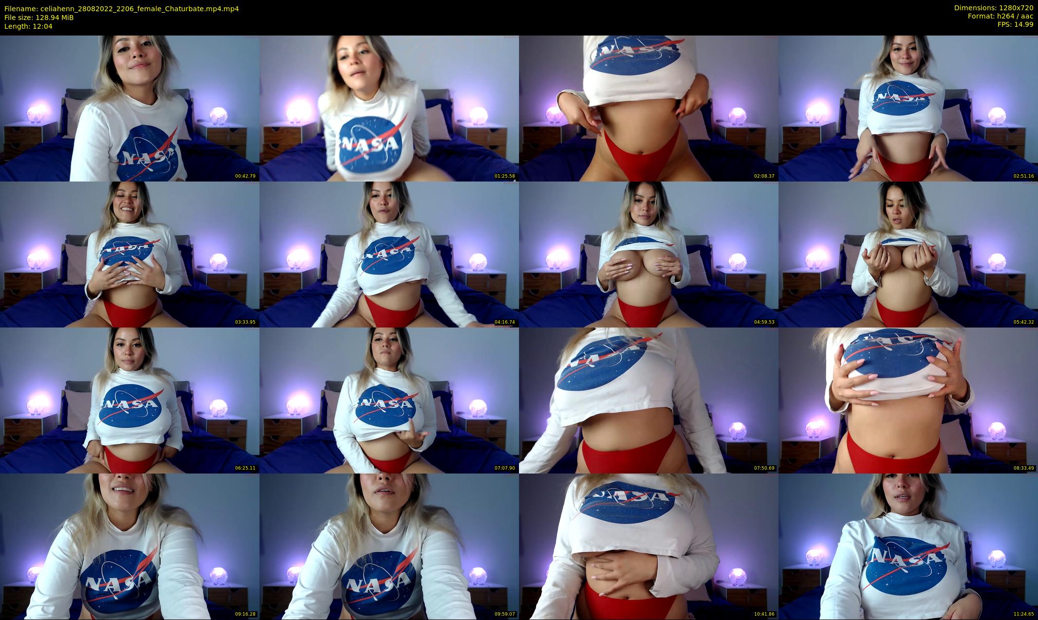 celiahenn — 13 minute Chaturbate female cam show recording, 720p, Aug 28, 2022