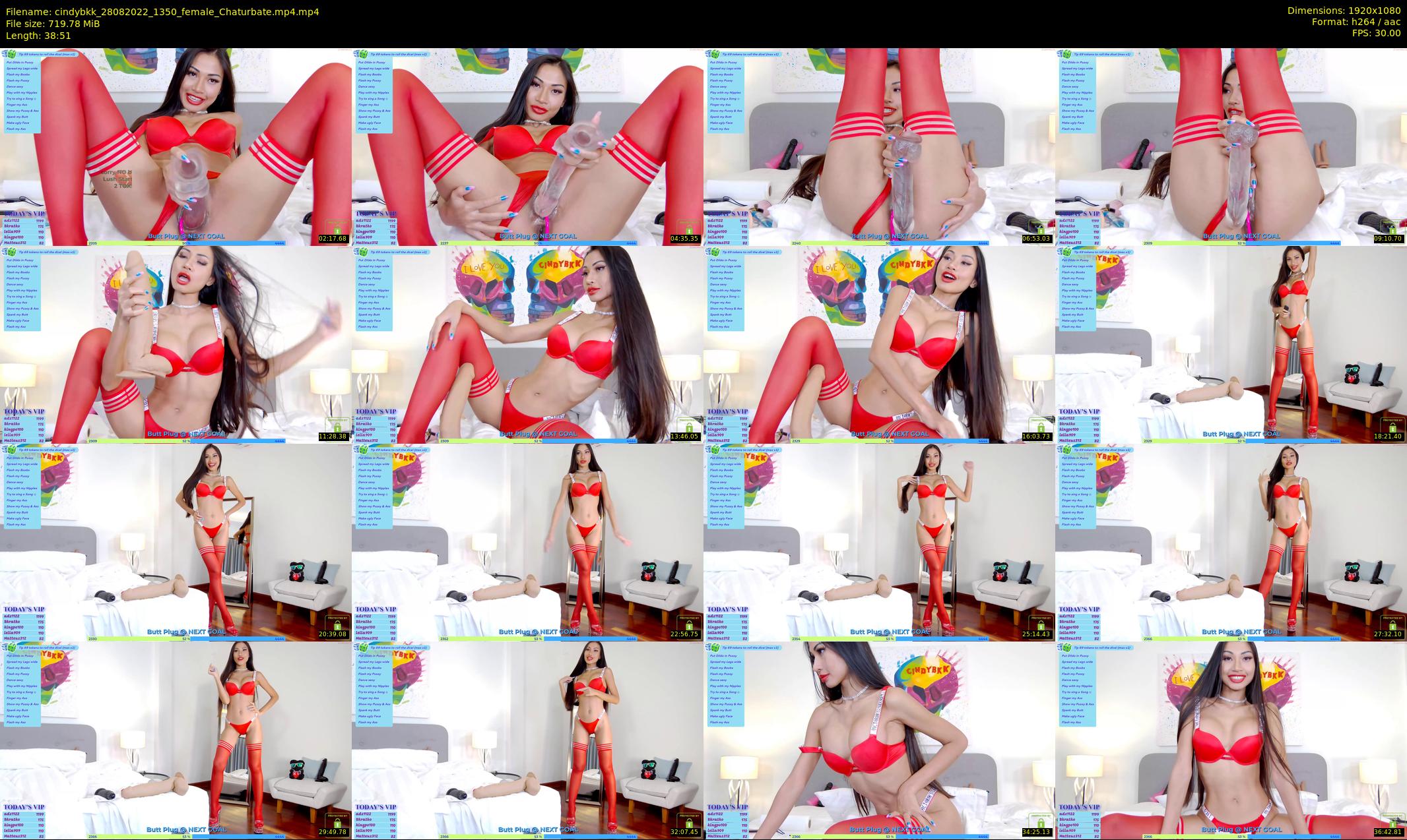 cindybkk — 39 minute Chaturbate female cam show recording, 1080p, Aug 28, 2022