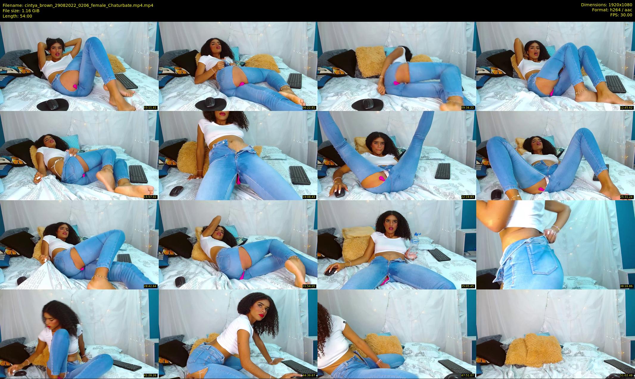 cintya_brown — 54 minute Chaturbate female cam show recording, 1080p, Aug 29, 2022