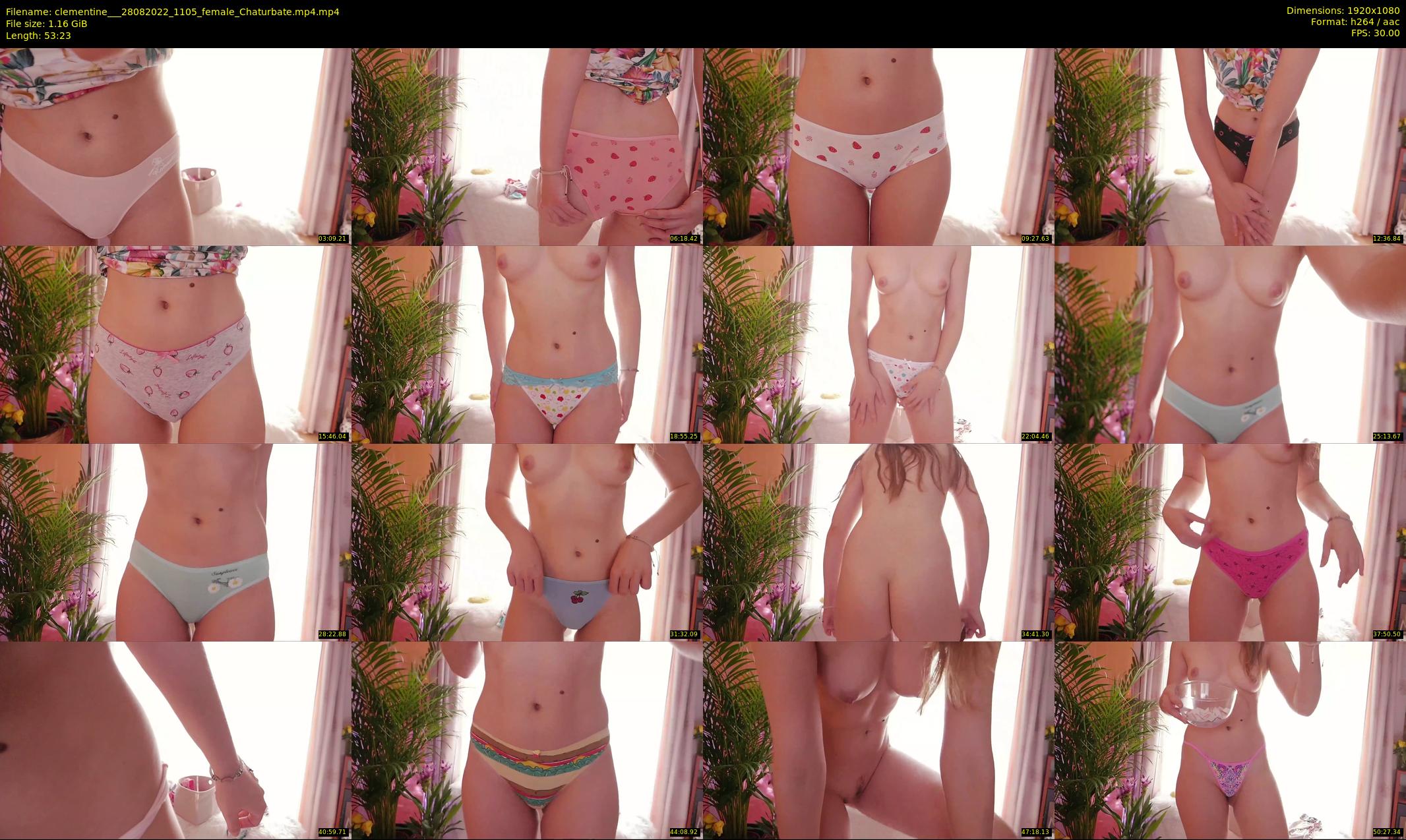 clementine__ — 54 minute Chaturbate female cam show recording, 1080p, Aug 28, 2022